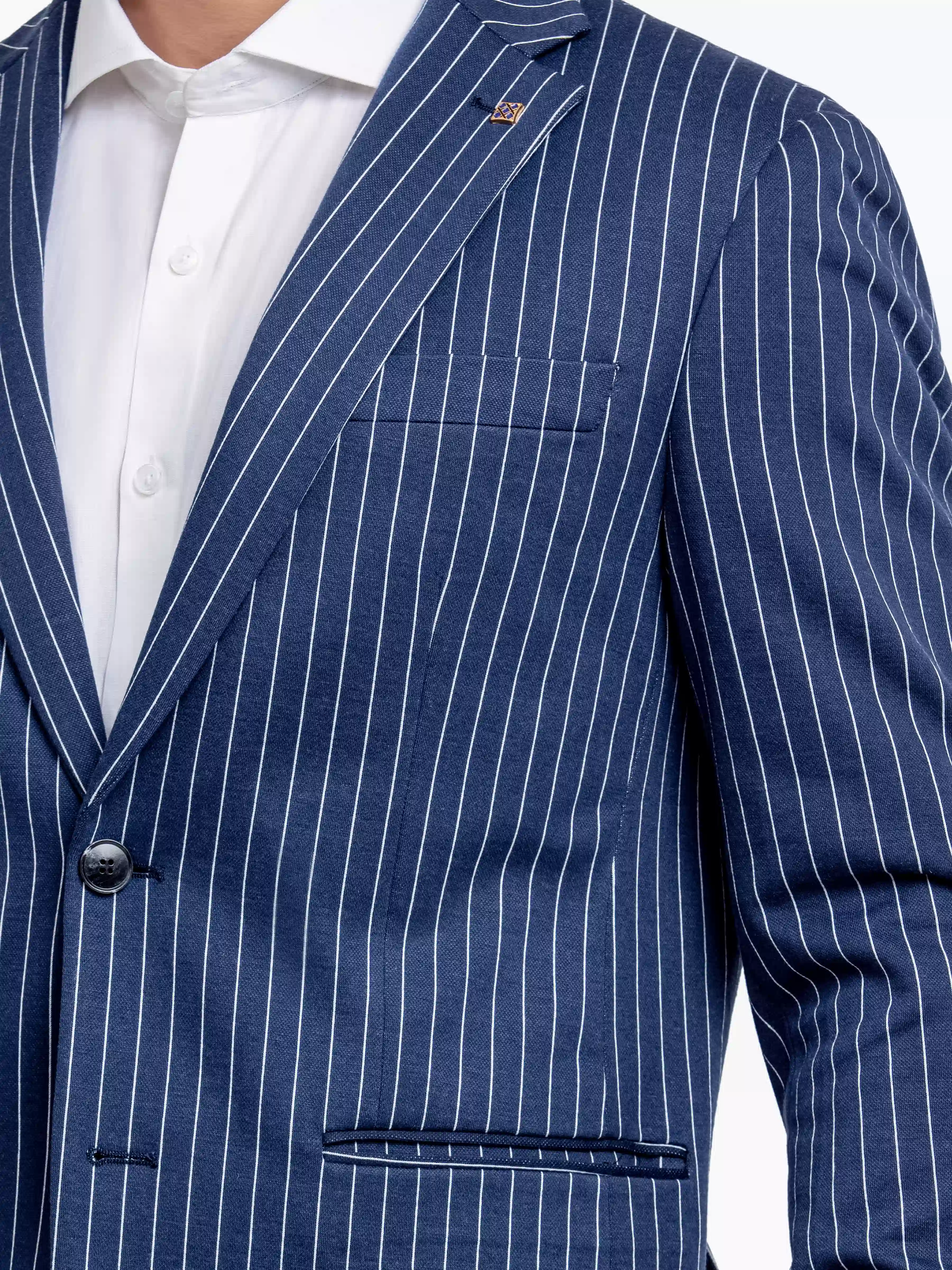 Men's Navy Blue Blazer - EMTB24-6870 - Image 4