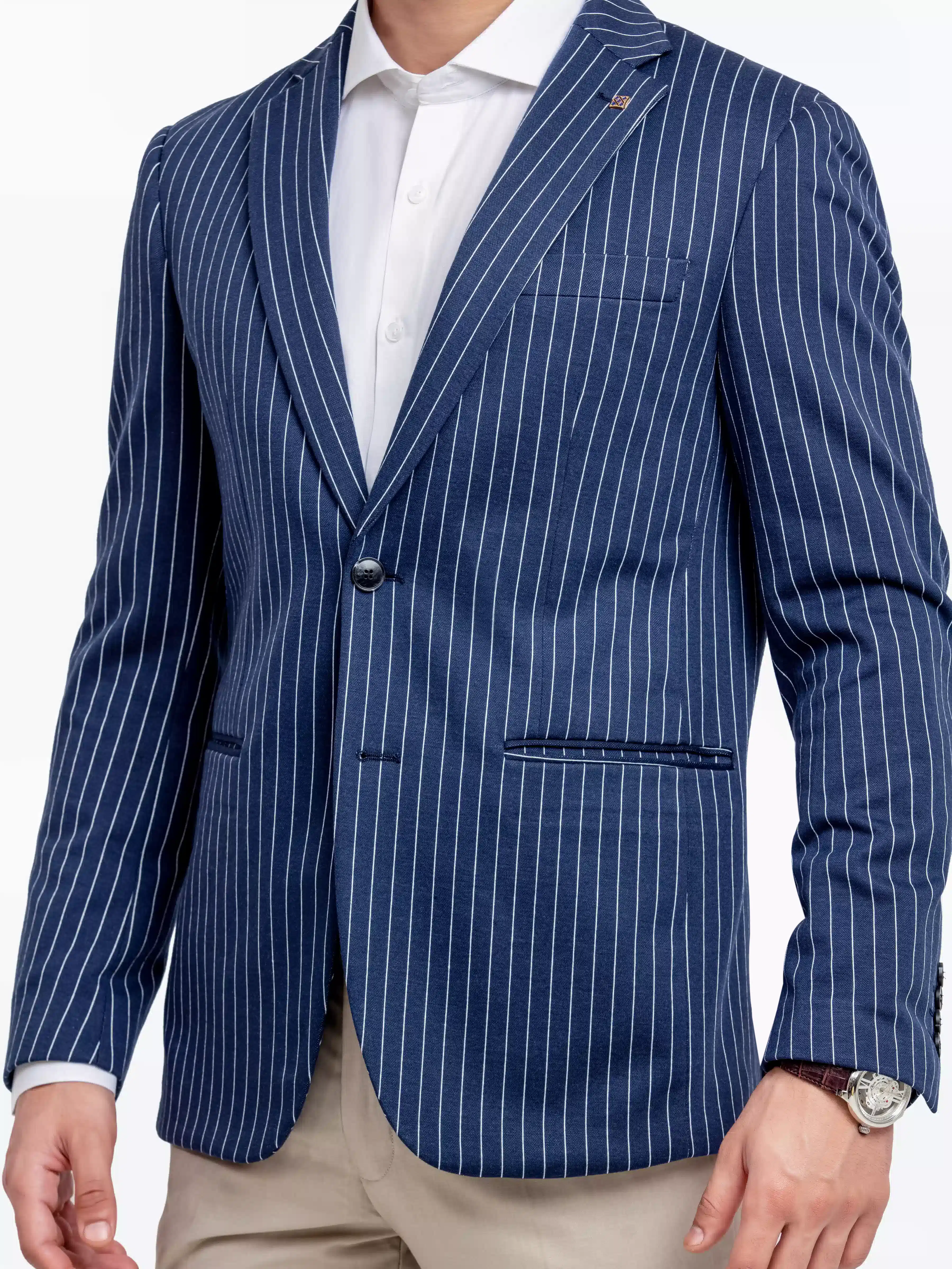 Men's Navy Blue Blazer - EMTB24-6870 - Image 5