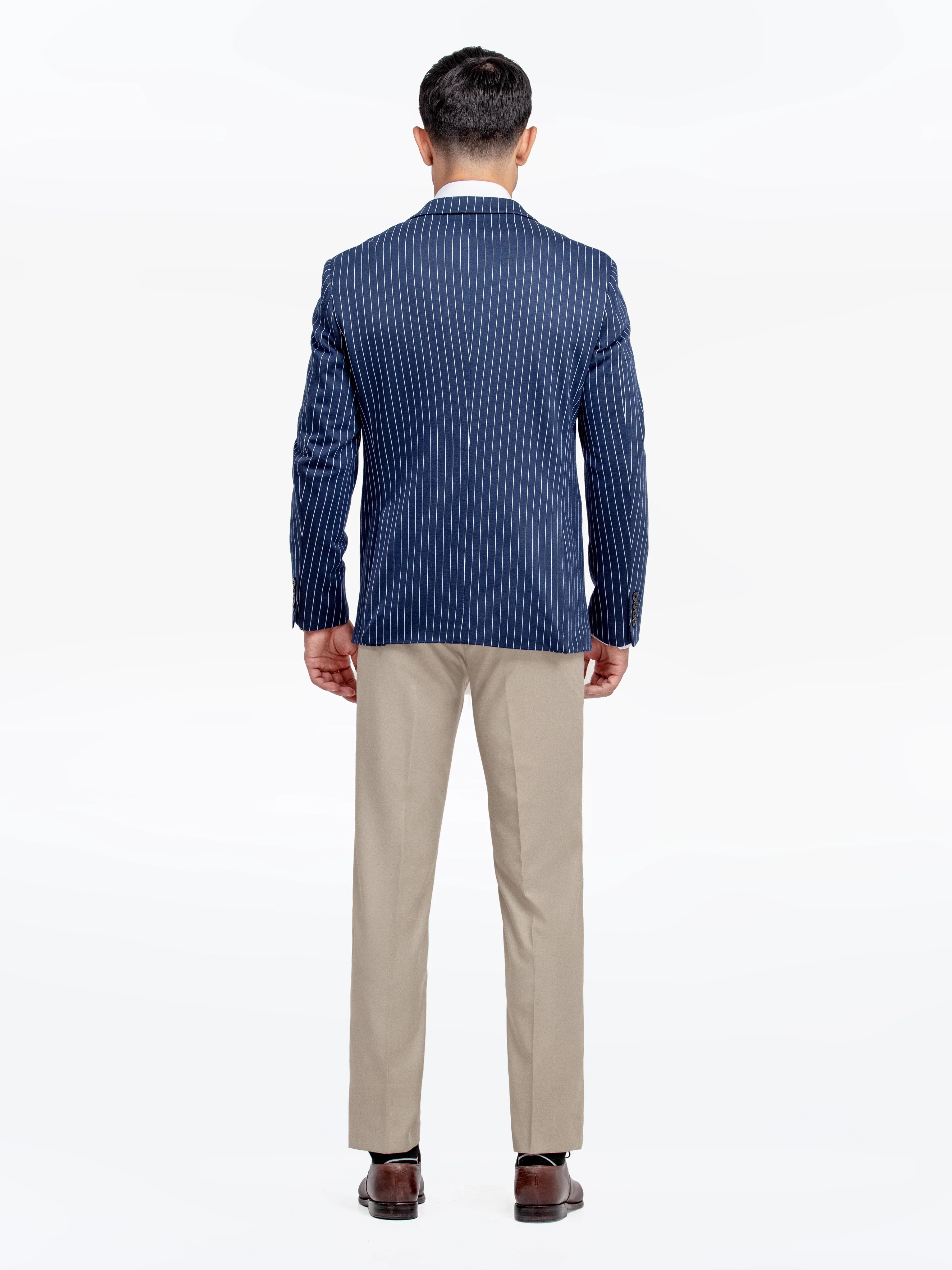Men's Navy Blue Blazer - EMTB24-6870 - Image 7