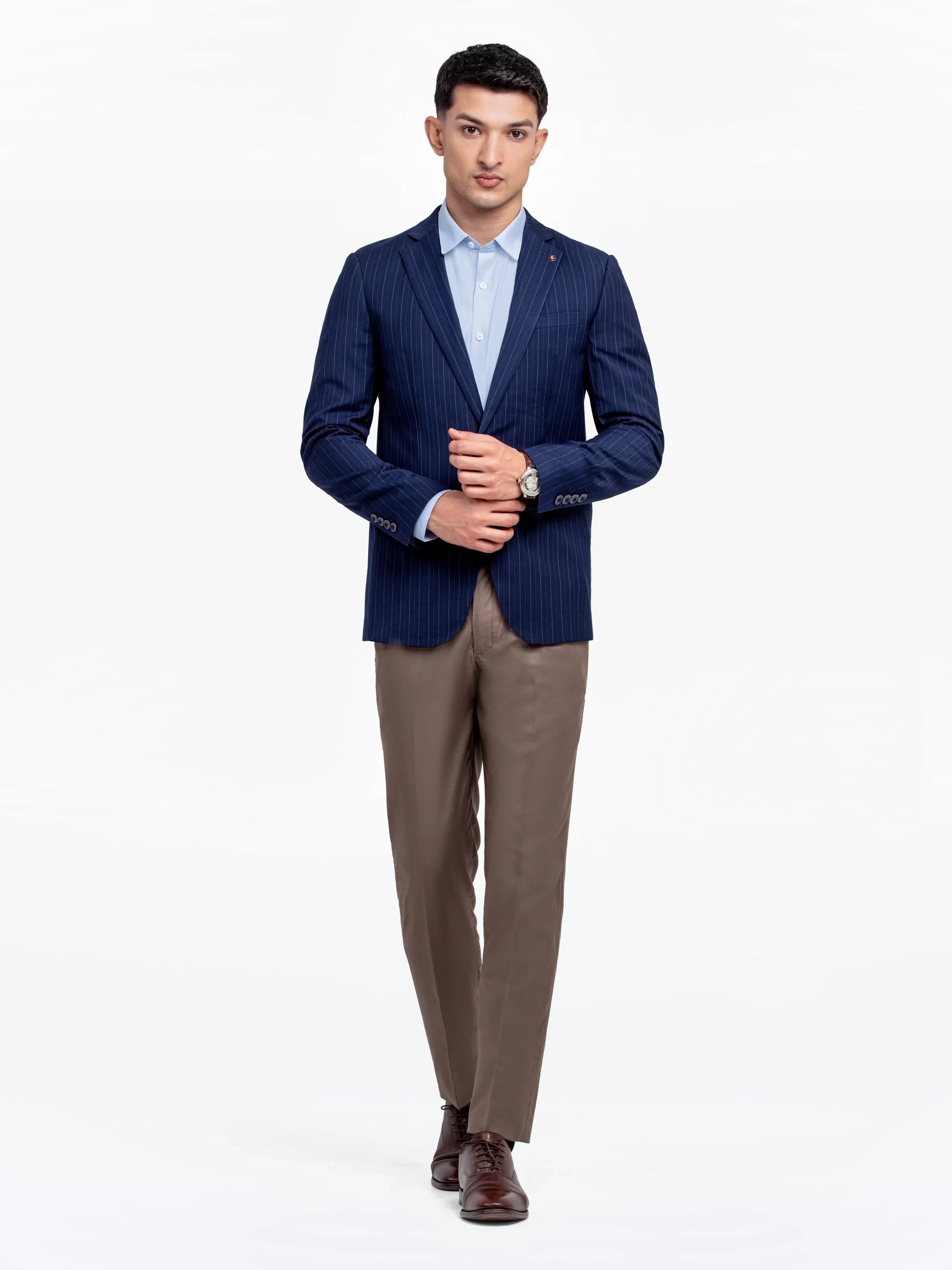 Men's Navy Blue Blazer - EMTB24-6873 - Image 2