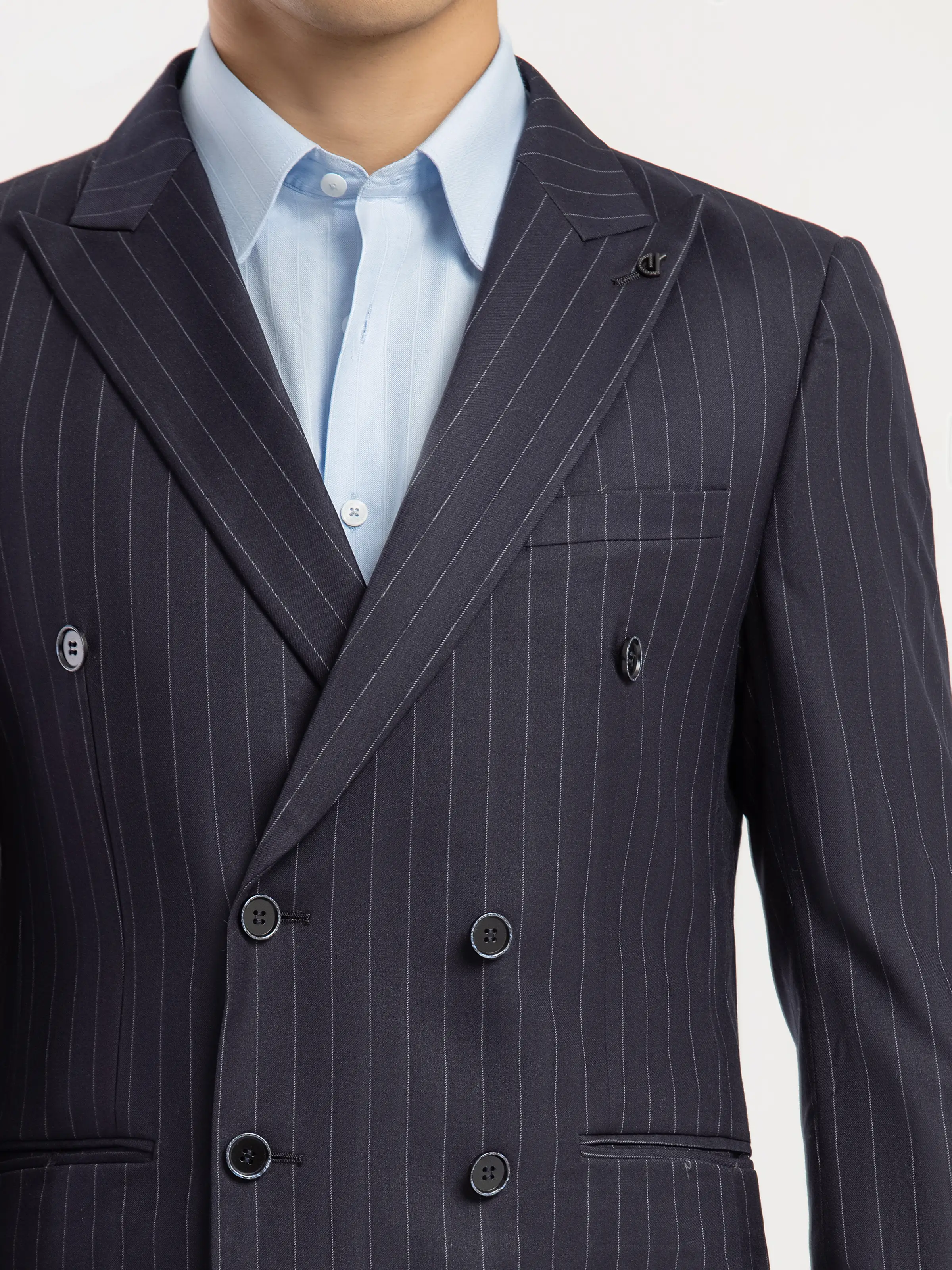 Men's Navy Blue Blazer - EMTB5-6900 - Image 3