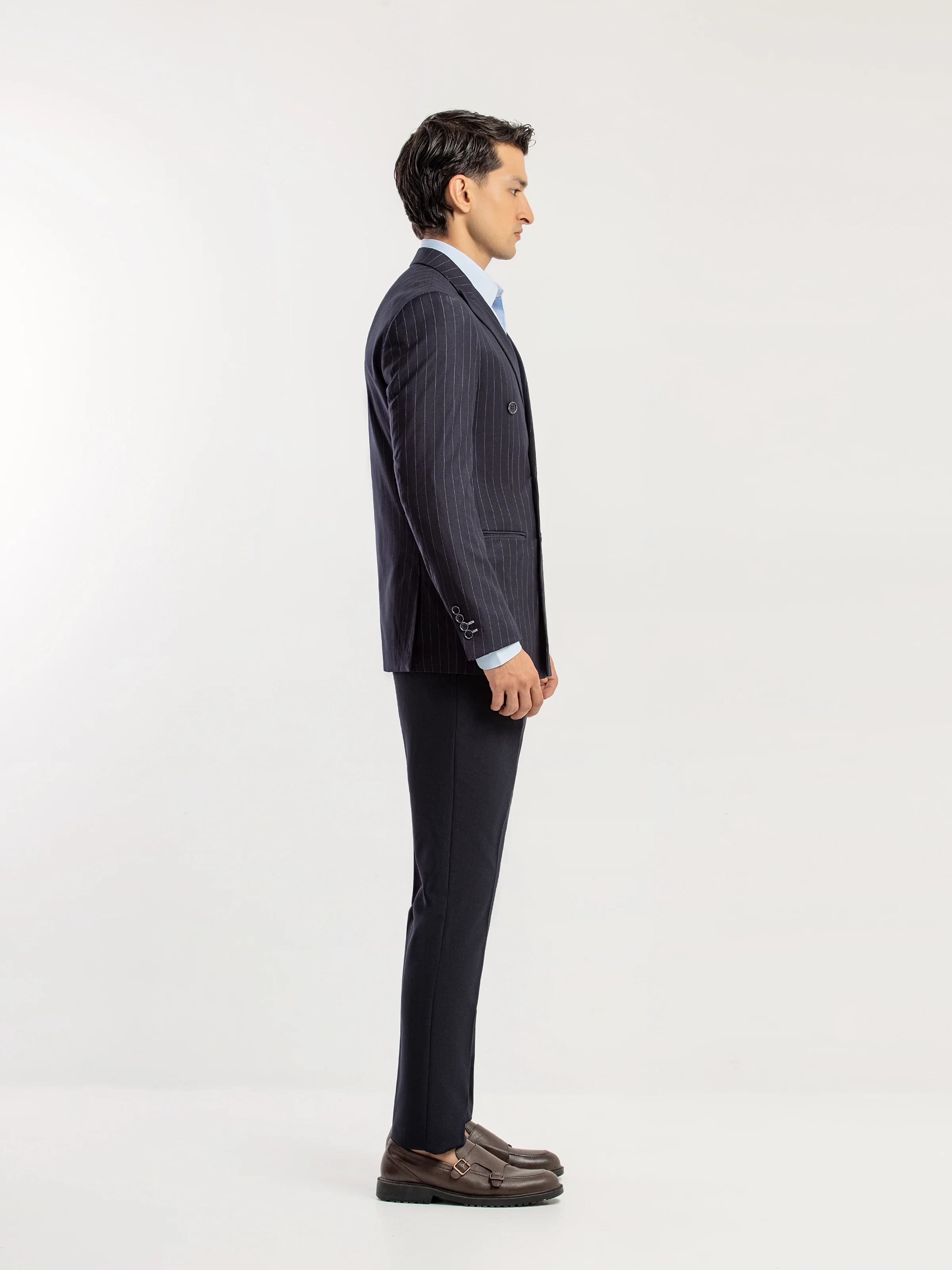 Men's Navy Blue Blazer - EMTB5-6900 - Image 4