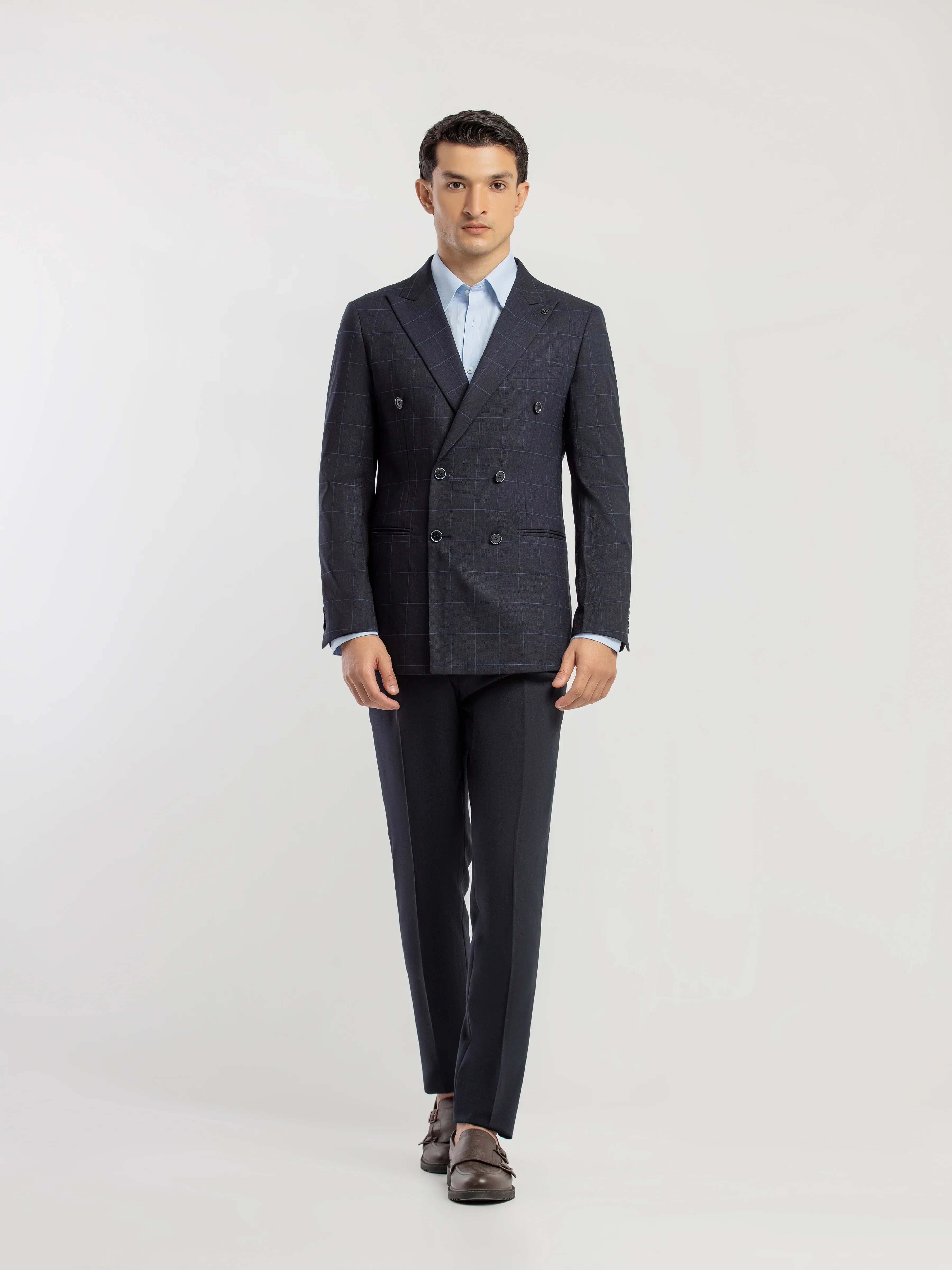 Men's Navy Blue Blazer - EMTB5-6903 - Image 2