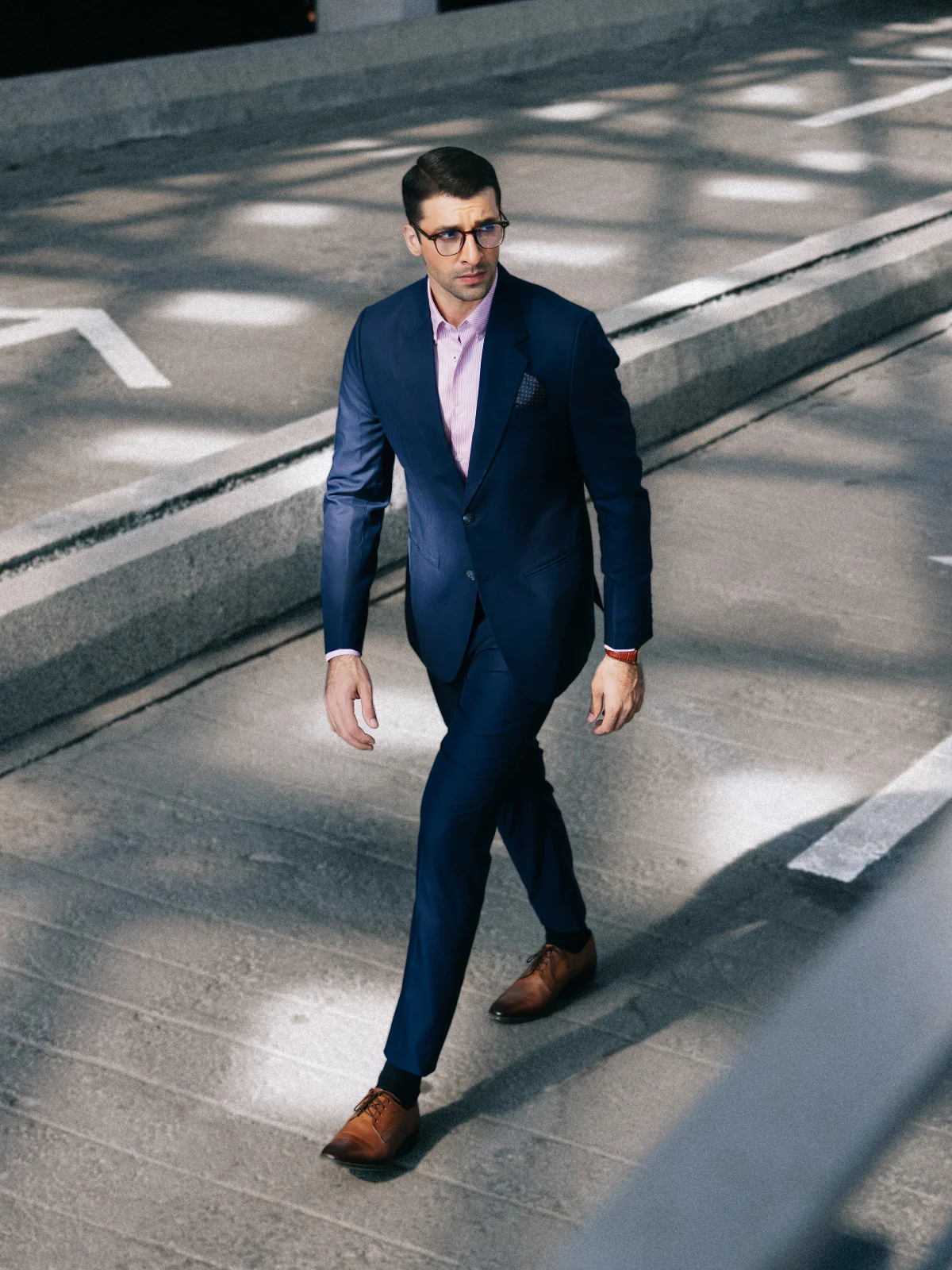 Men's Navy Blue Coat Pant - EMTCP23-6848 - Image 4