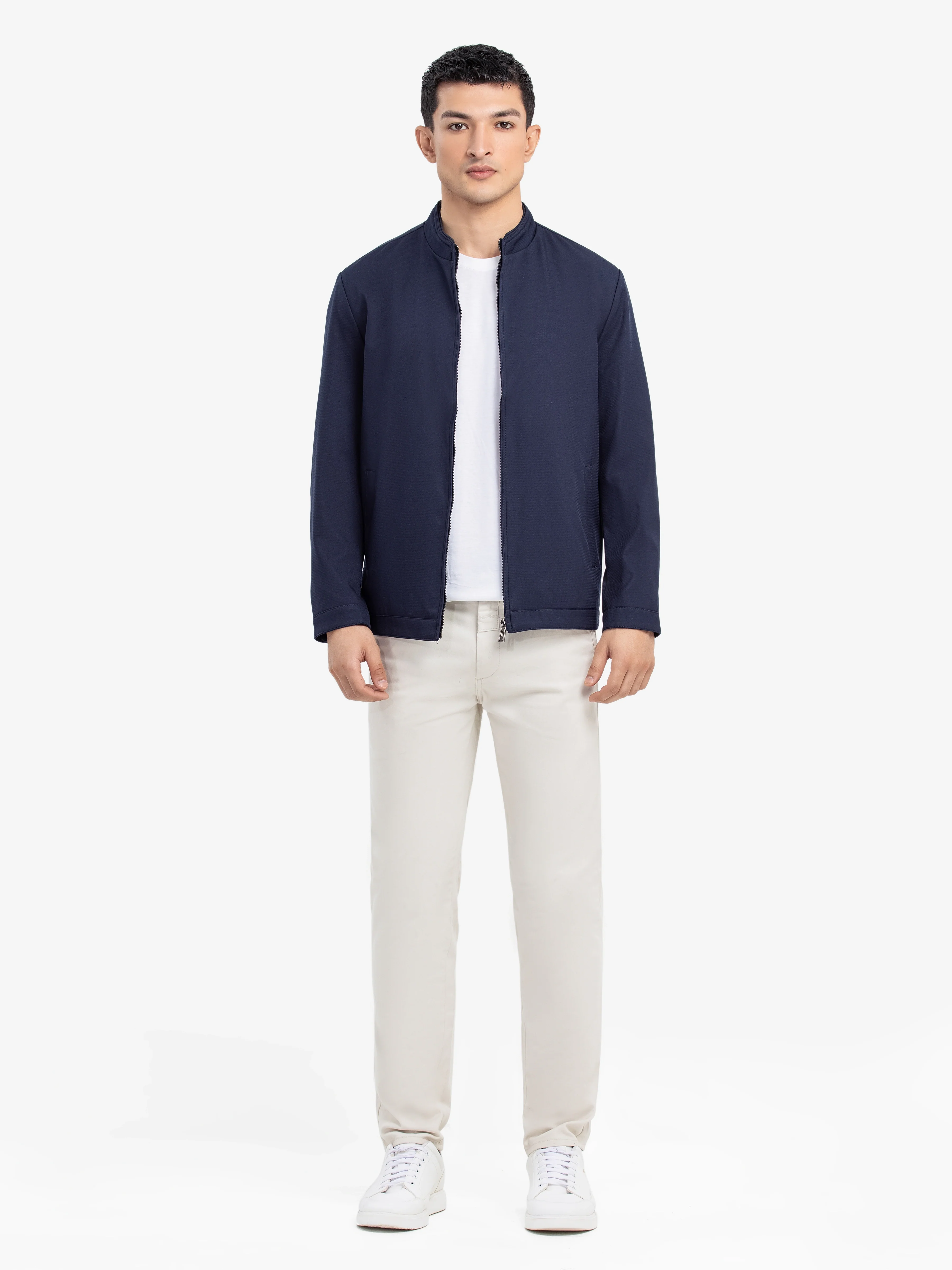 Men's Navy Blue Jacket - EMTJ24-026 - Image 2