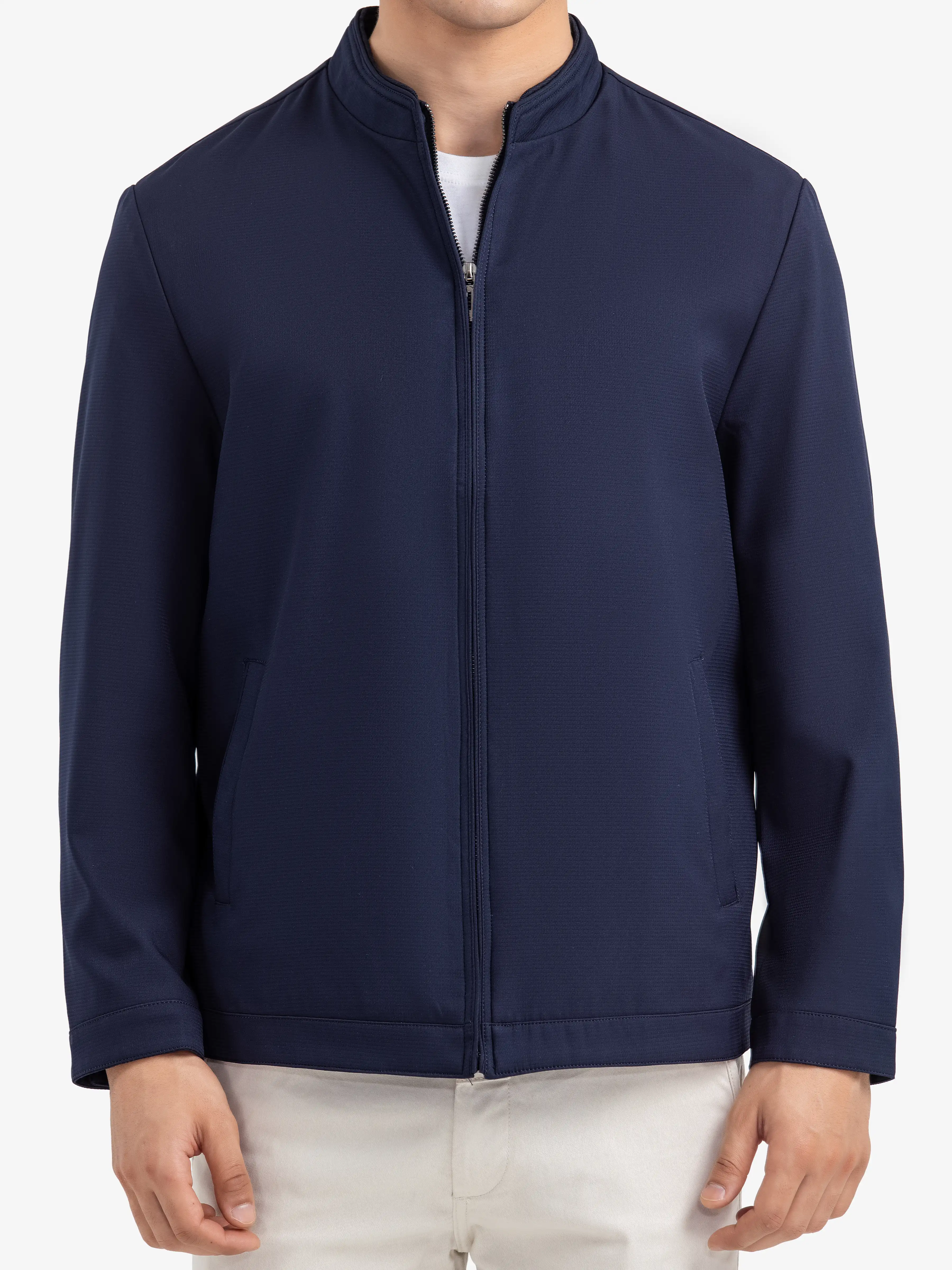 Men's Navy Blue Jacket - EMTJ24-026 - Image 4