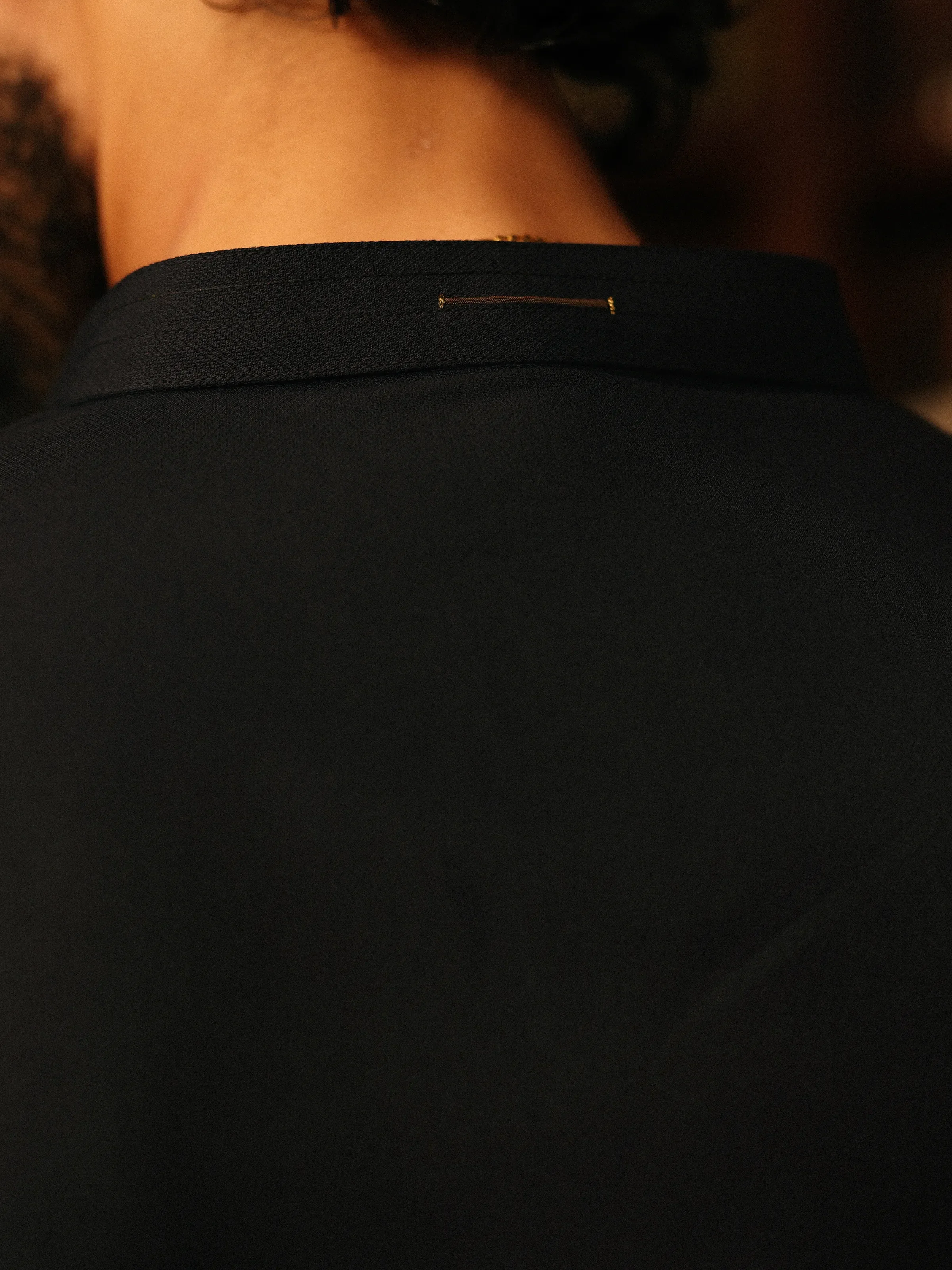 Men's Navy Blue Kurta Pajama - EMTKPT5-077 - Image 4