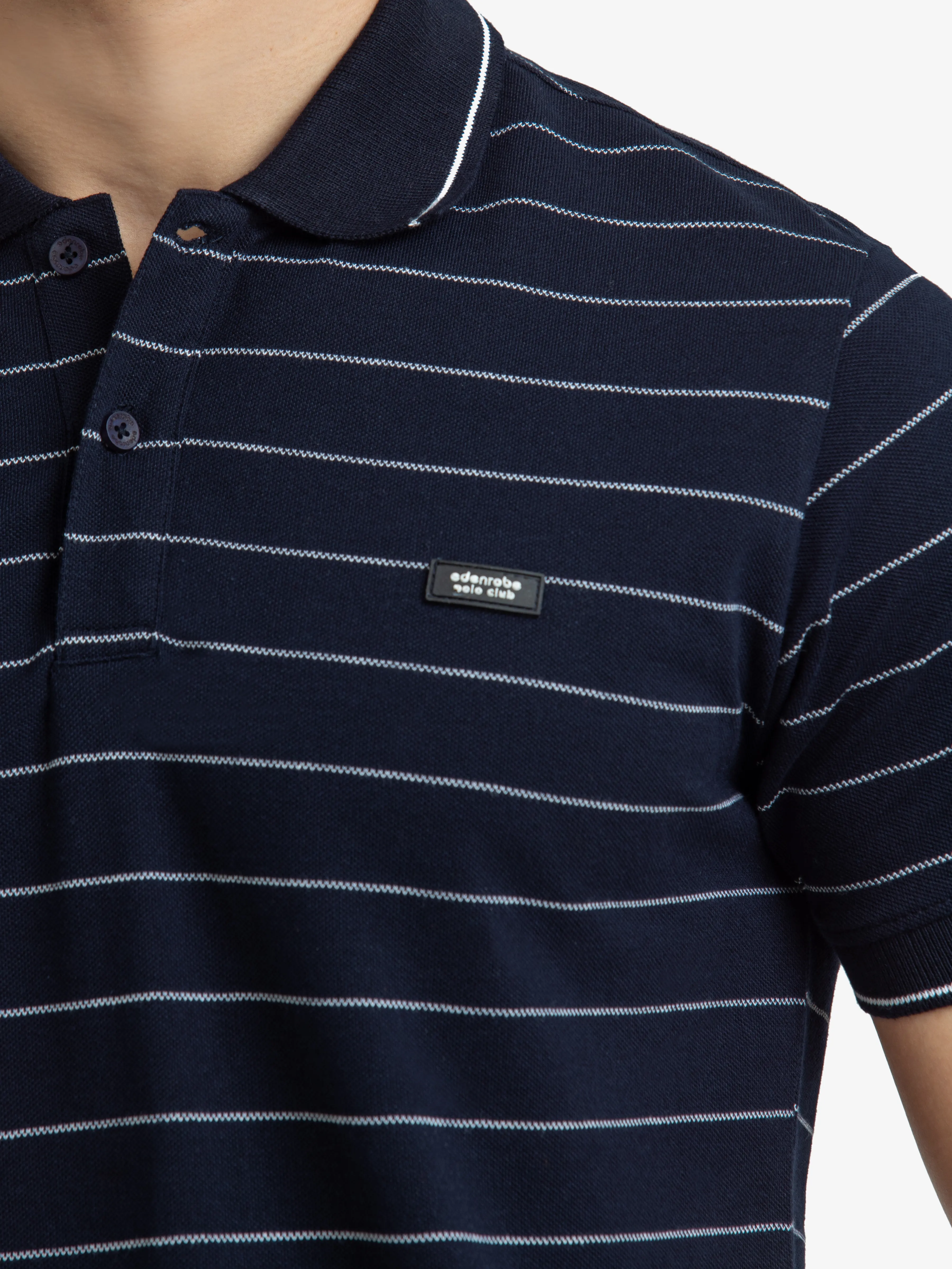 Men's Navy Blue Polo Shirt - EMTPS24-014 - Image 3