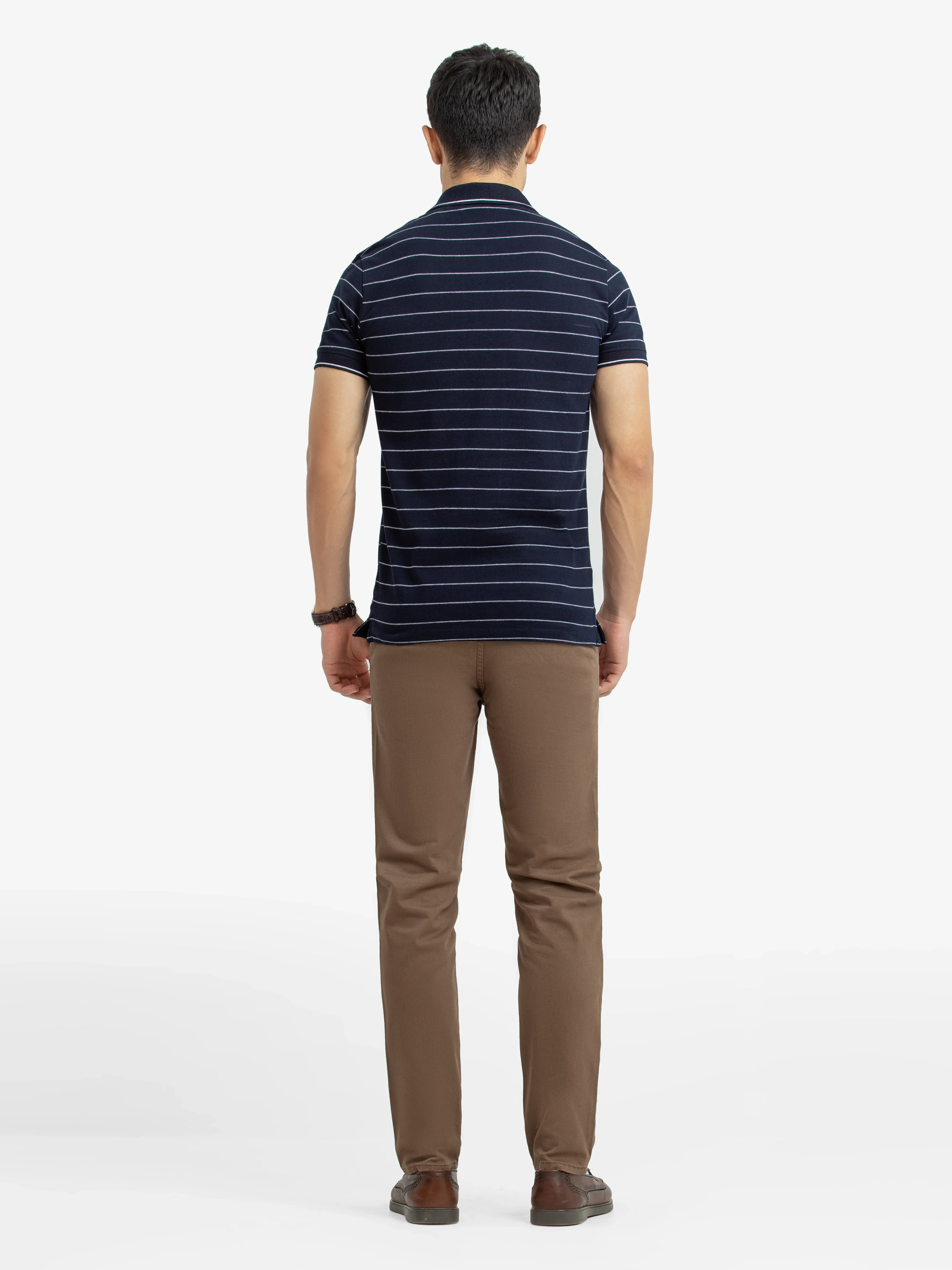 Men's Navy Blue Polo Shirt - EMTPS24-014 - Image 5