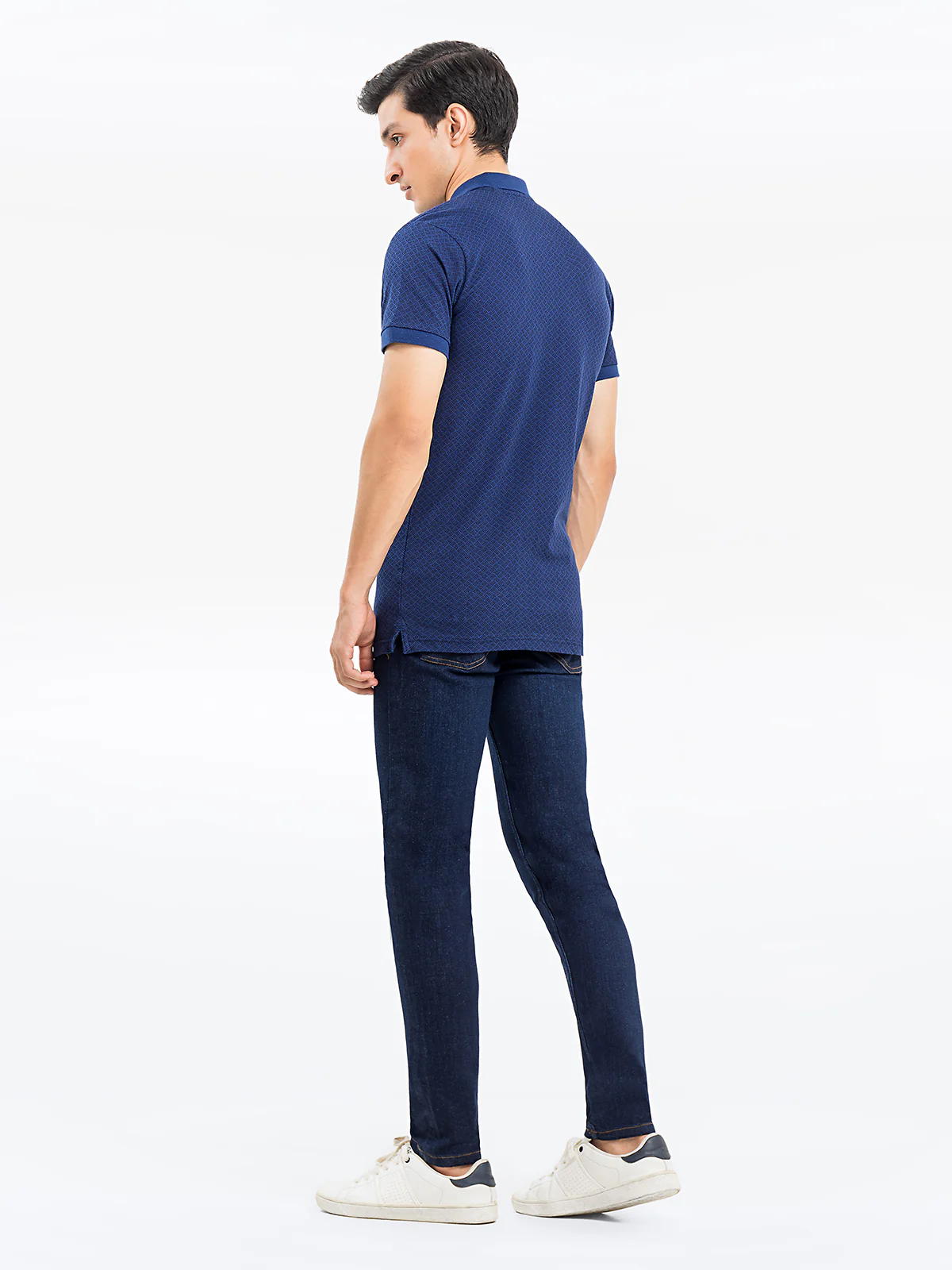 Men's Navy Blue Polo Shirt - EMTPS24-065 - Image 5
