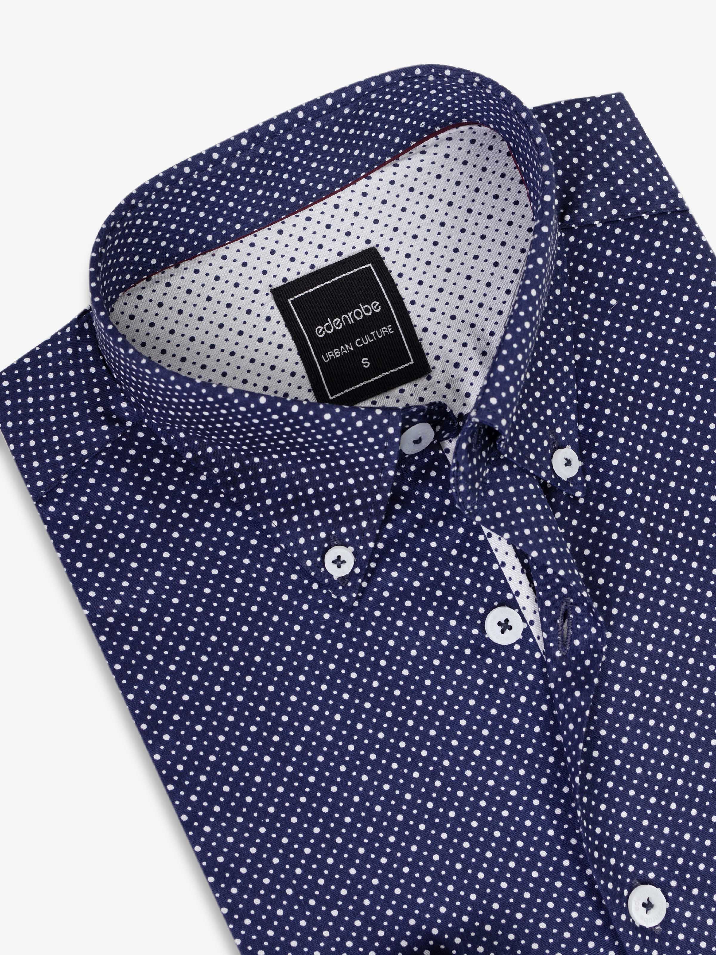 Men's Navy Blue Shirt - EMTSUC5-217 - Image 3