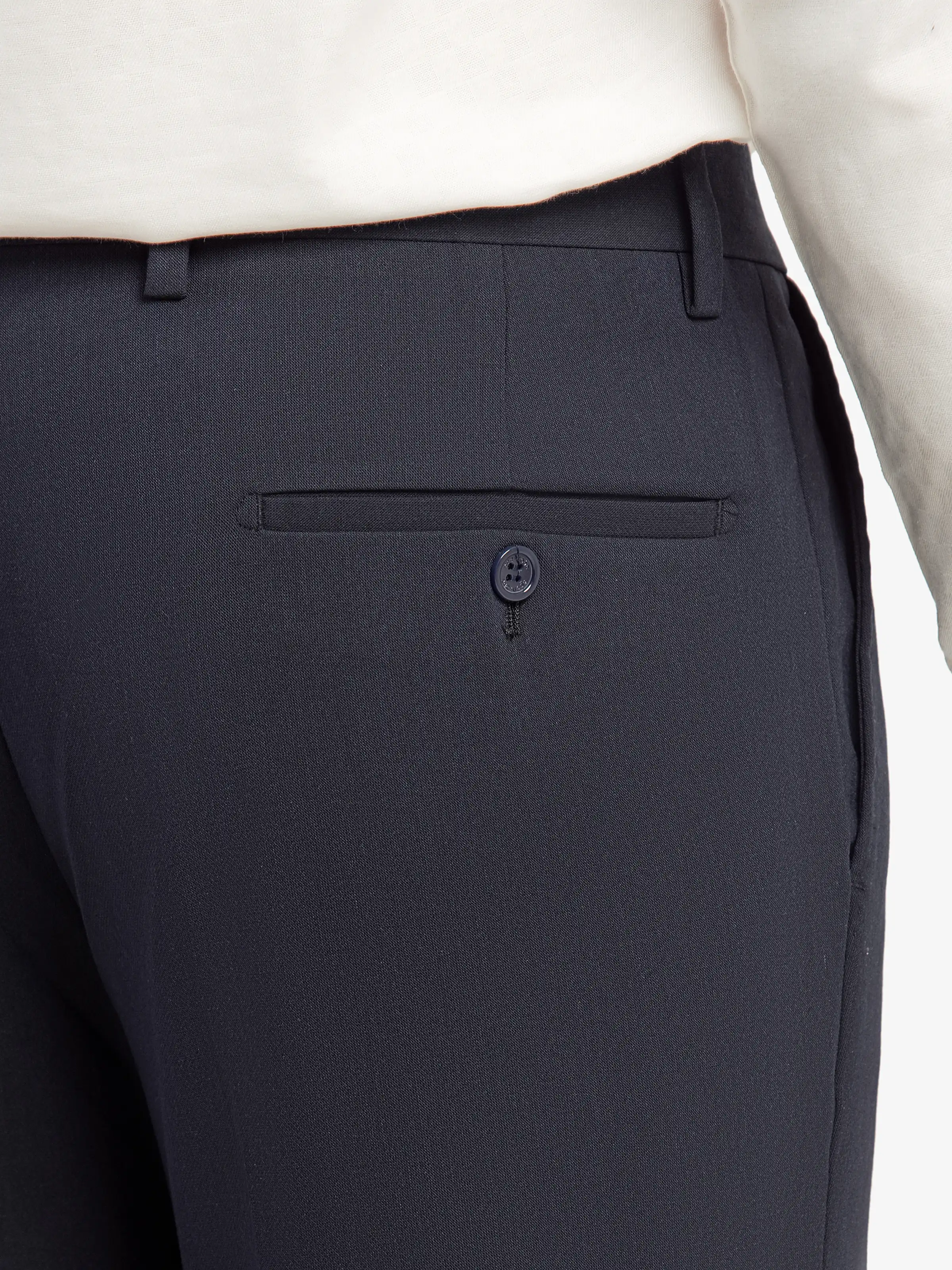 Men's Navy Formal Pant - EMBPF5-15280 - Image 5