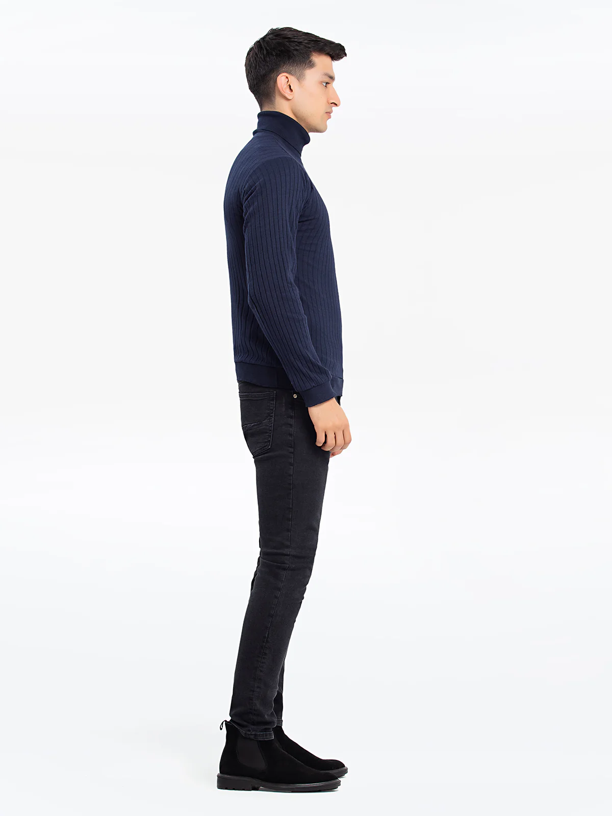 Men's Navy High Neck - EMTTF23-004 - Image 3