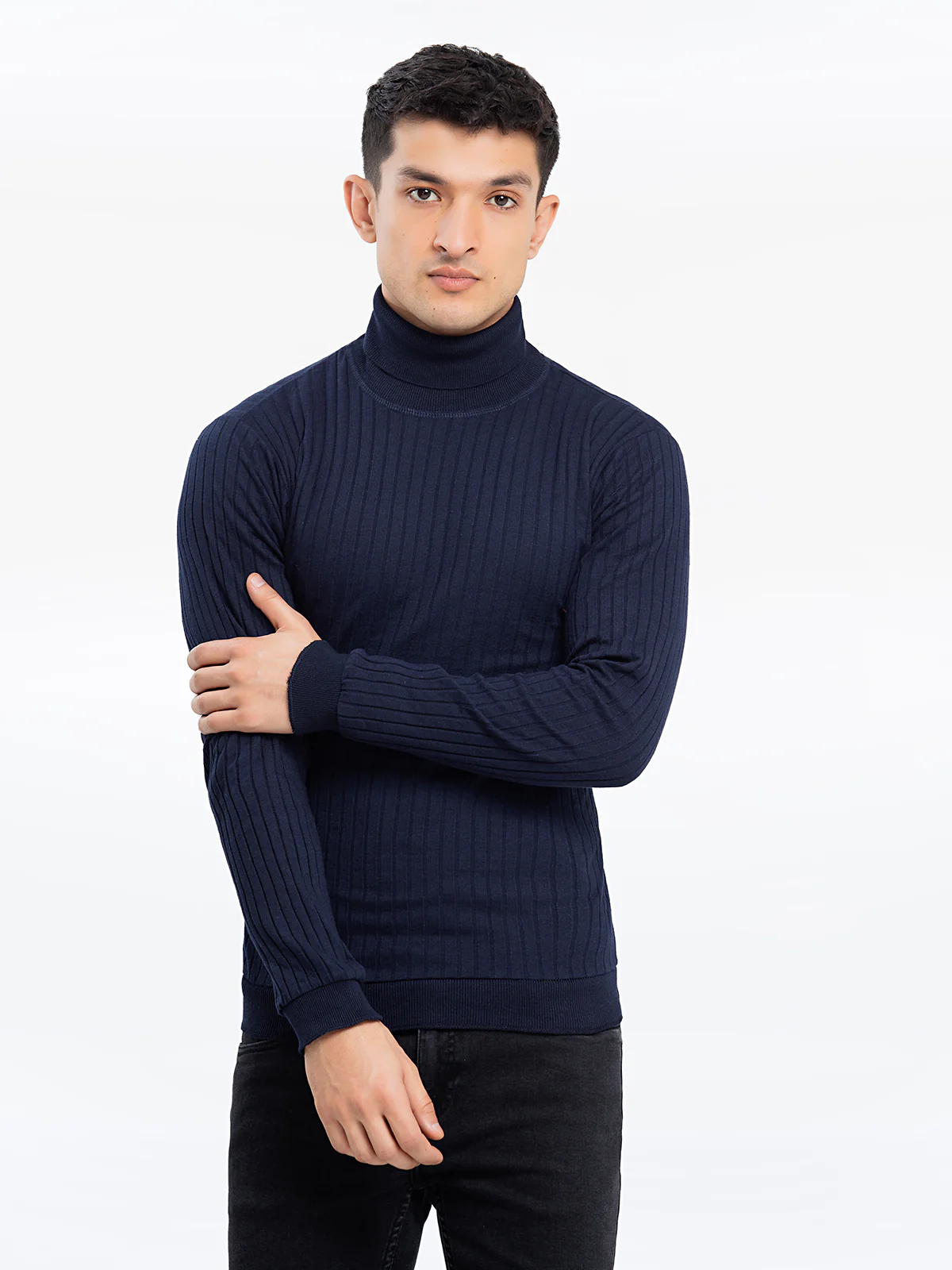 Men's Navy High Neck - EMTTF23-004 - Image 4