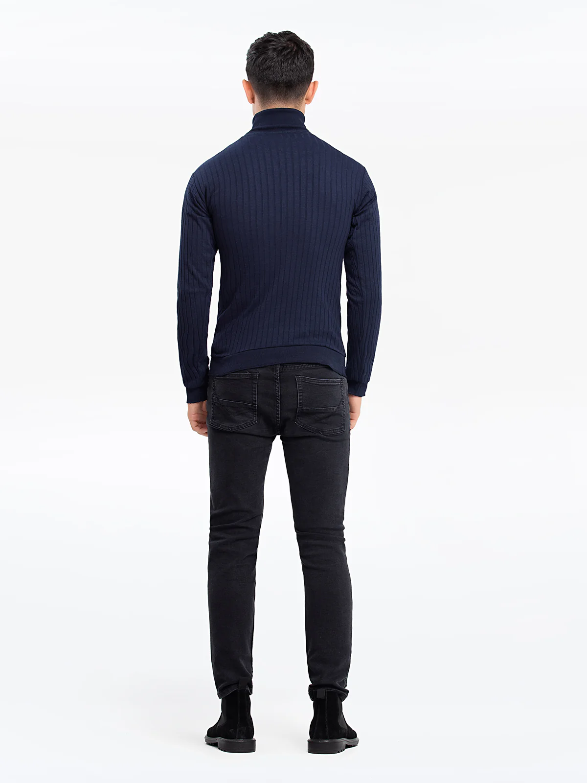 Men's Navy High Neck - EMTTF23-004 - Image 5