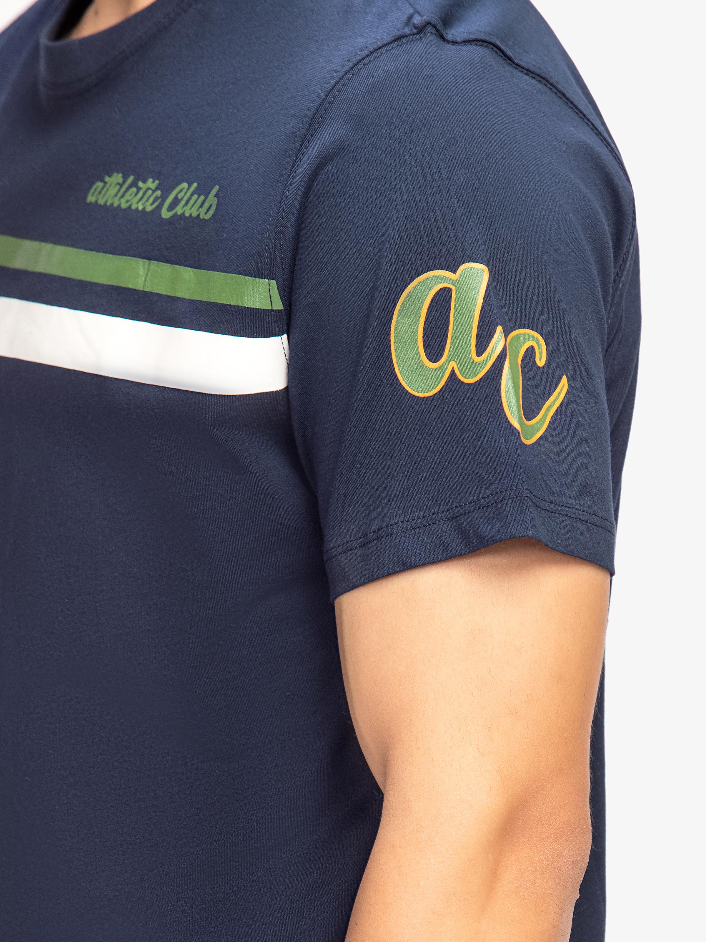 Men's Navy Graphic Tee - EMTGT24-021 - Image 3