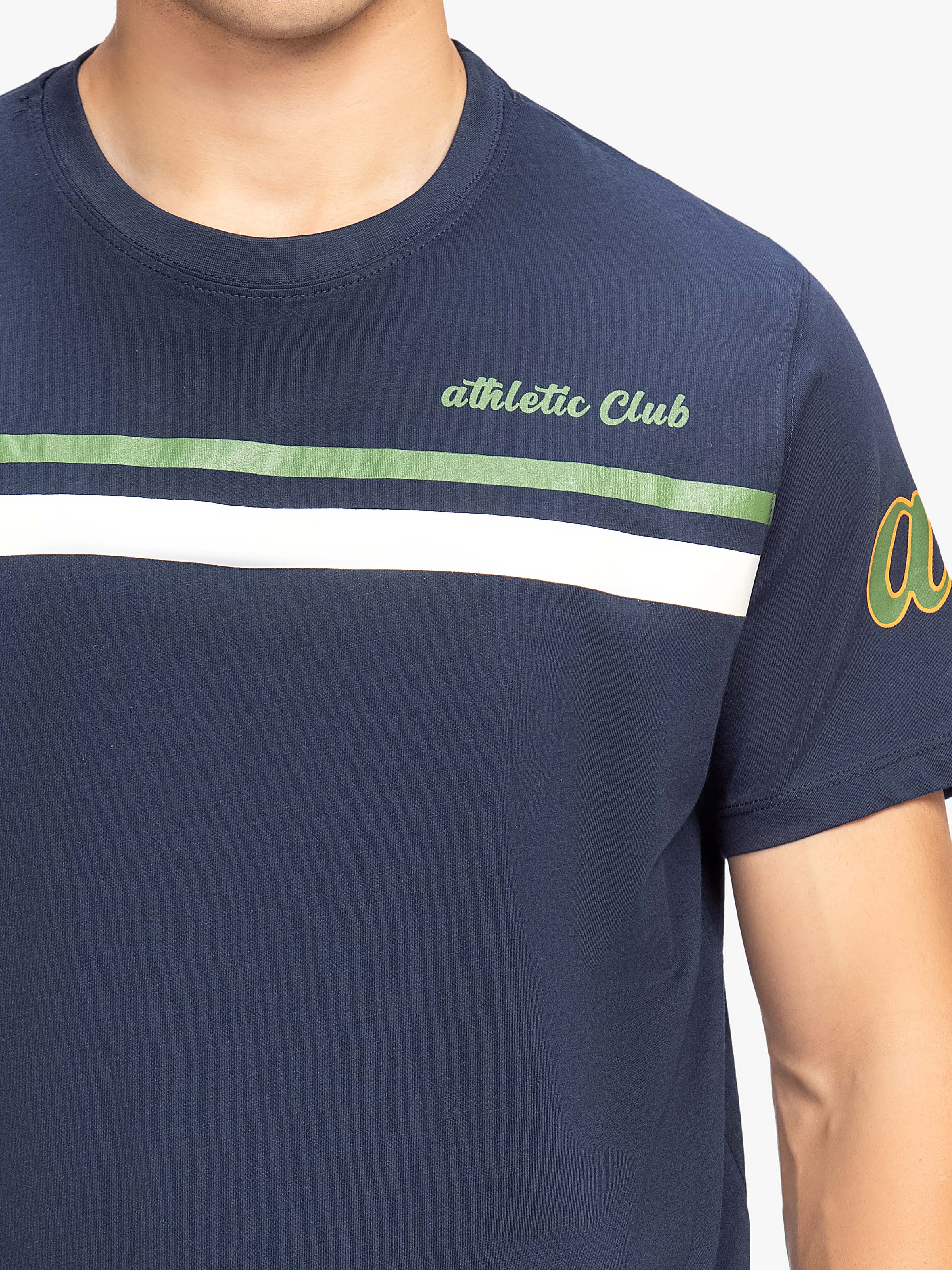 Men's Navy Graphic Tee - EMTGT24-021 - Image 4