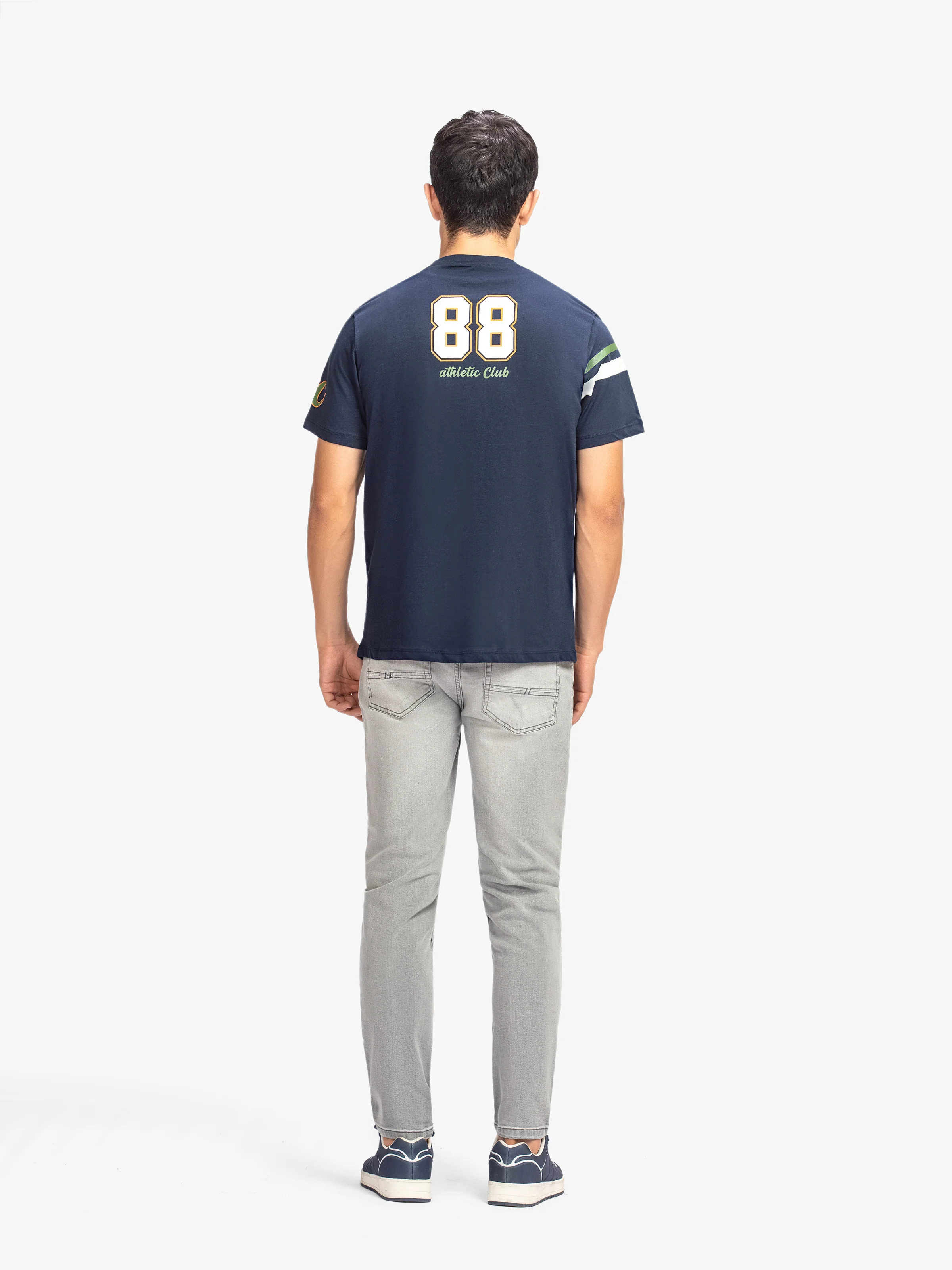 Men's Navy Graphic Tee - EMTGT24-021 - Image 6