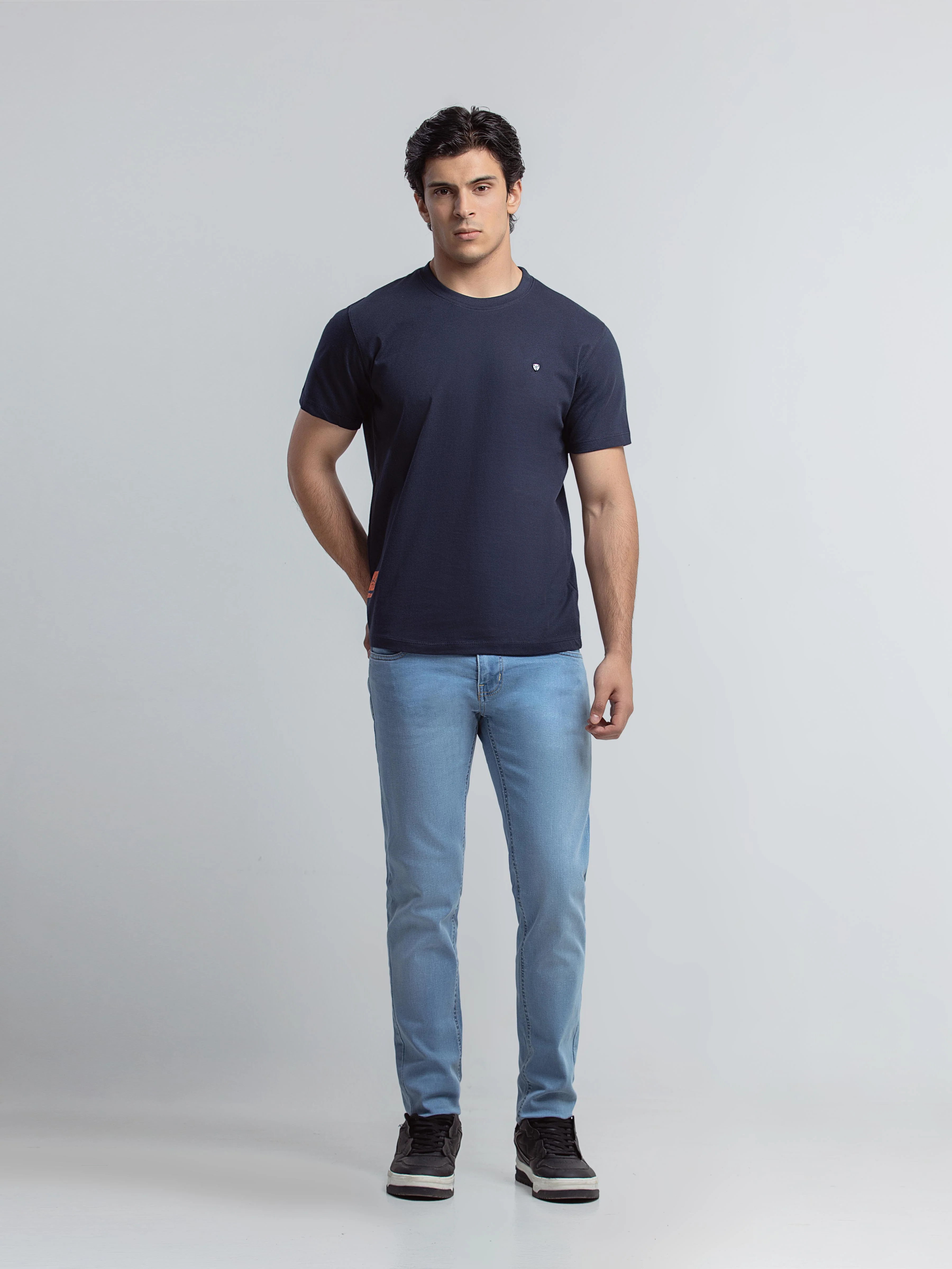Men's Navy Graphic Tee - EMTGT6-007 - Image 2