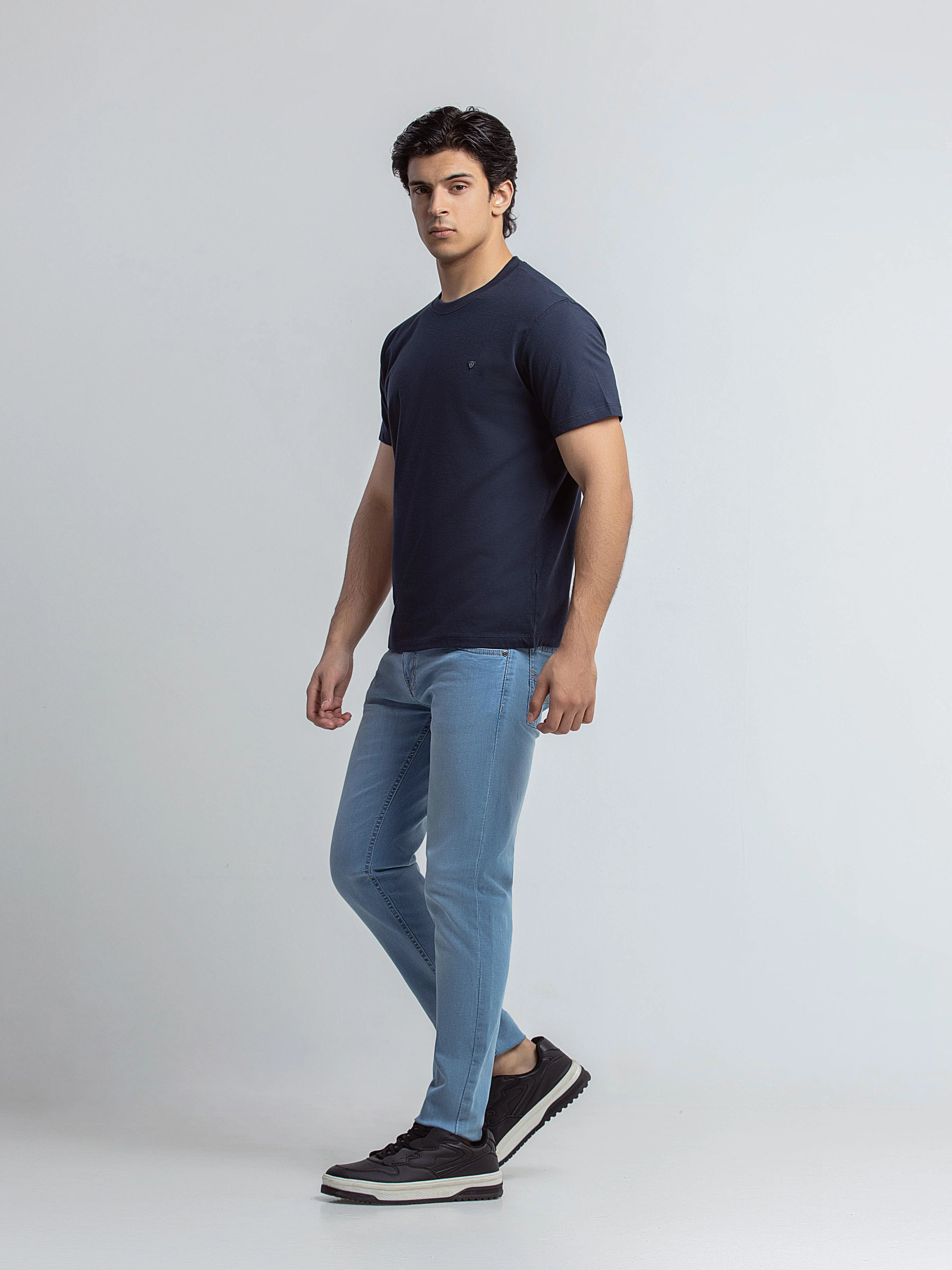 Men's Navy Graphic Tee - EMTGT6-007 - Image 5