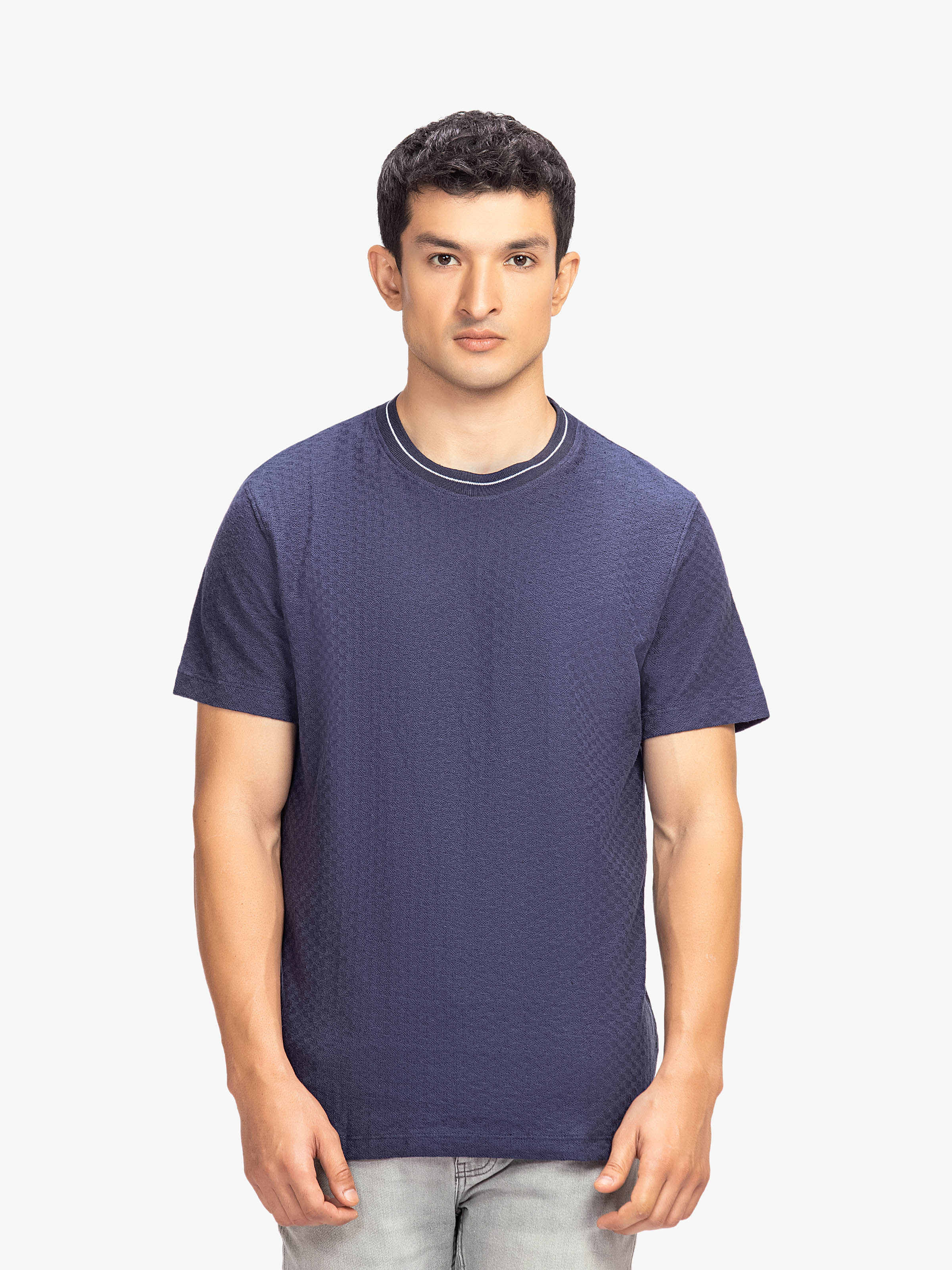 Men's Navy Graphic Tee - EMTGT6-031