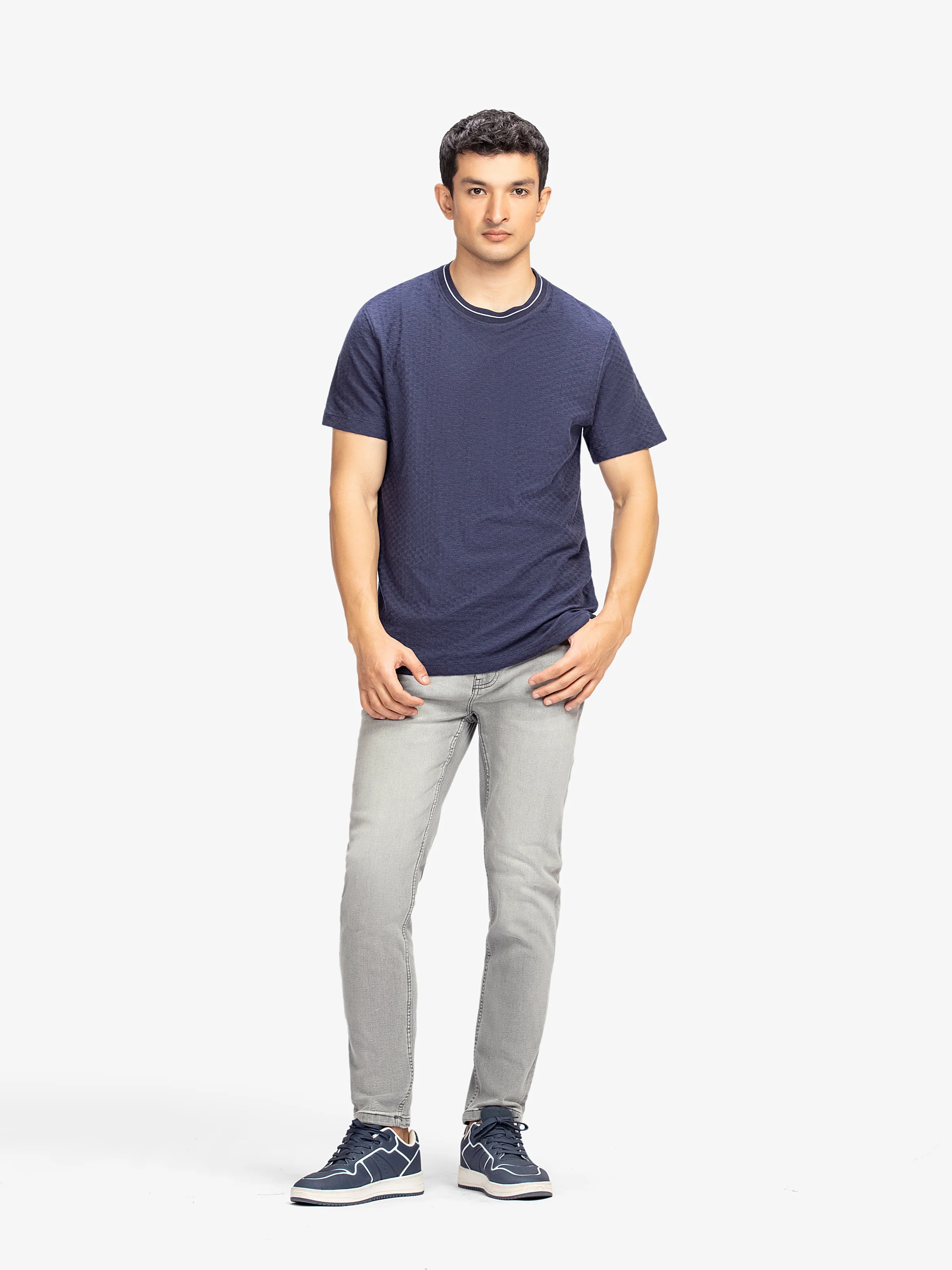Men's Navy Graphic Tee - EMTGT6-031 - Image 3