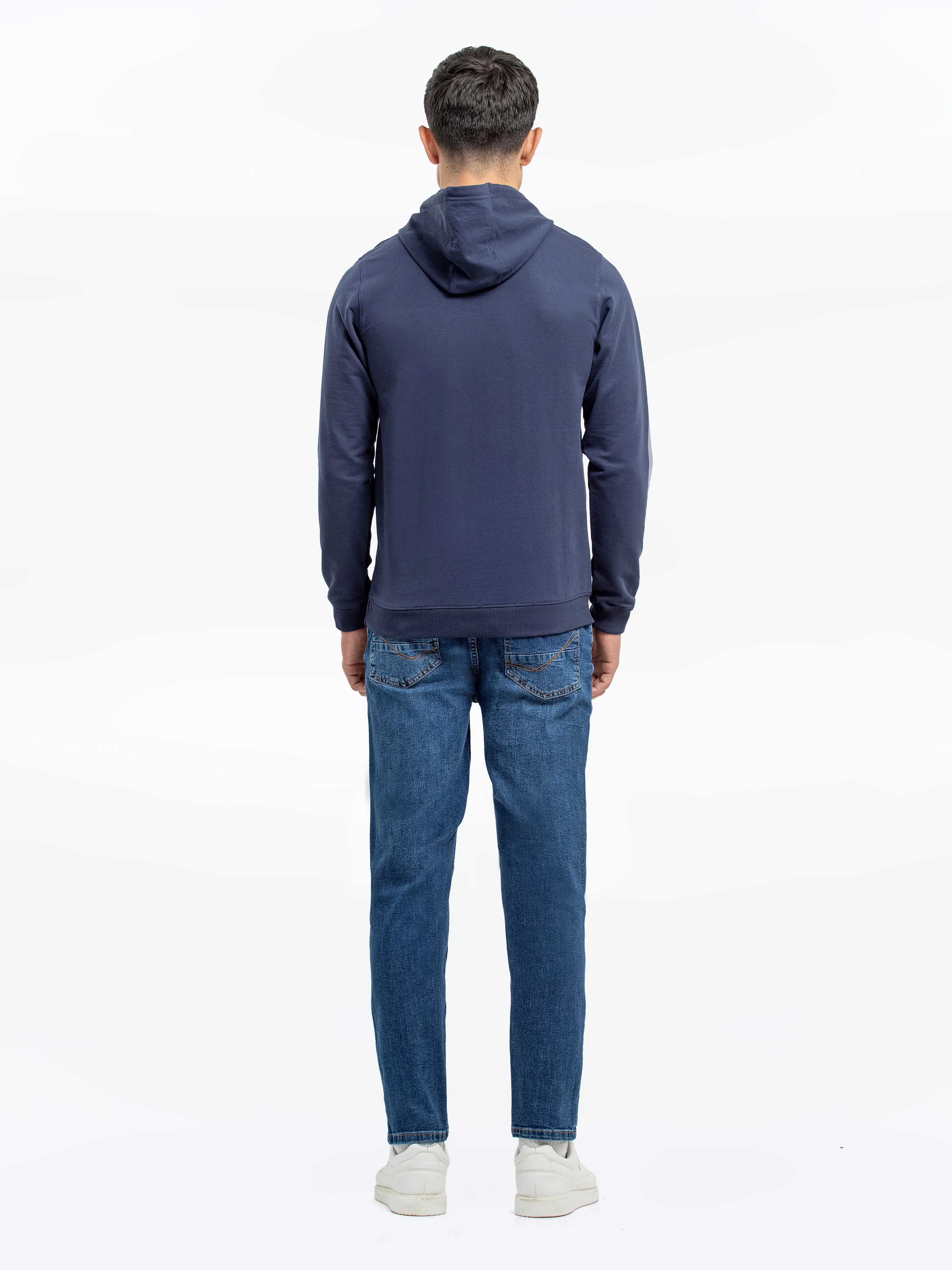 Men's Navy Hoodie - EMTH24-004 - Image 4