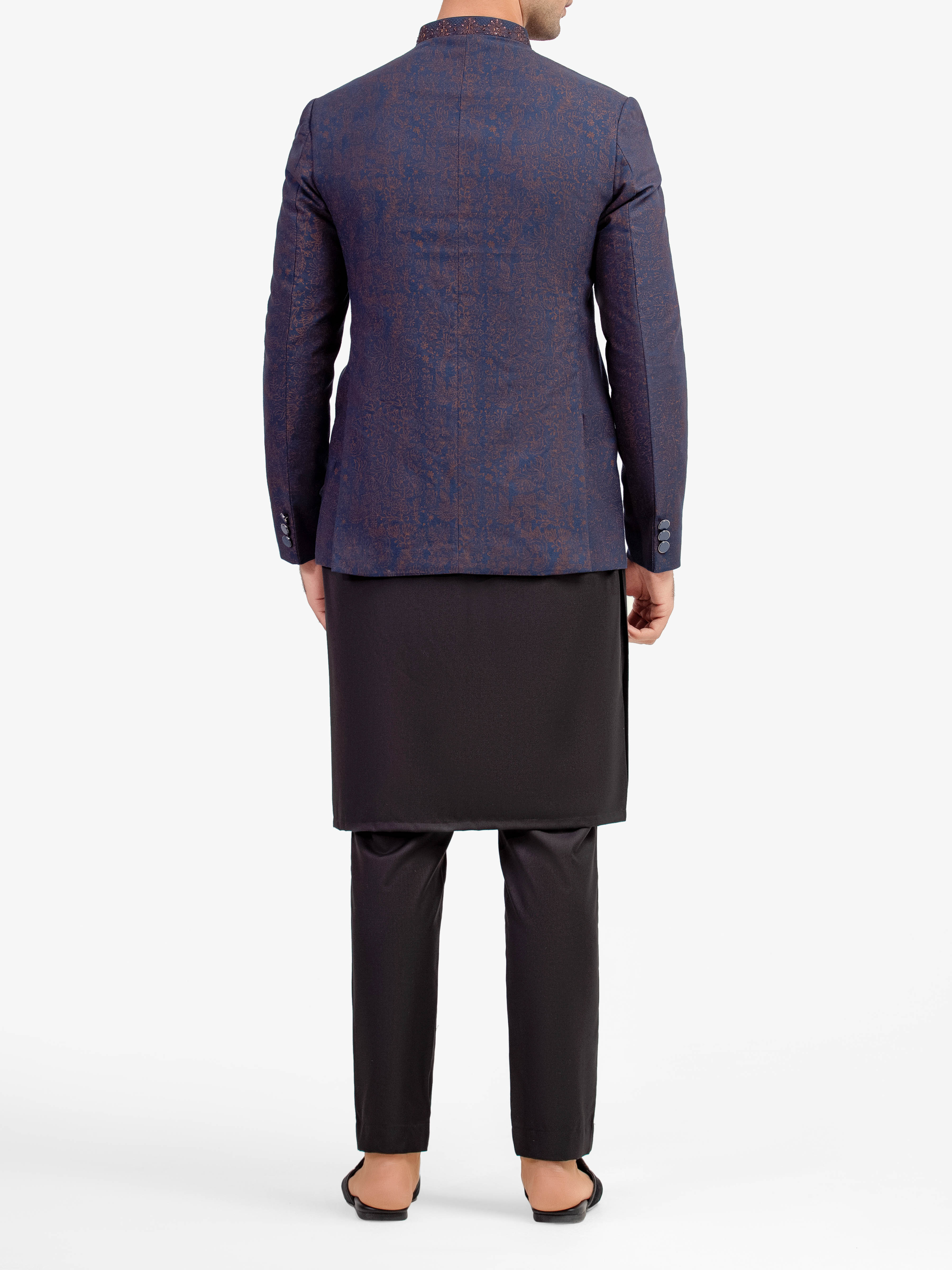 Men's Navy Prince Coat - EMTPC24-032 - Image 5