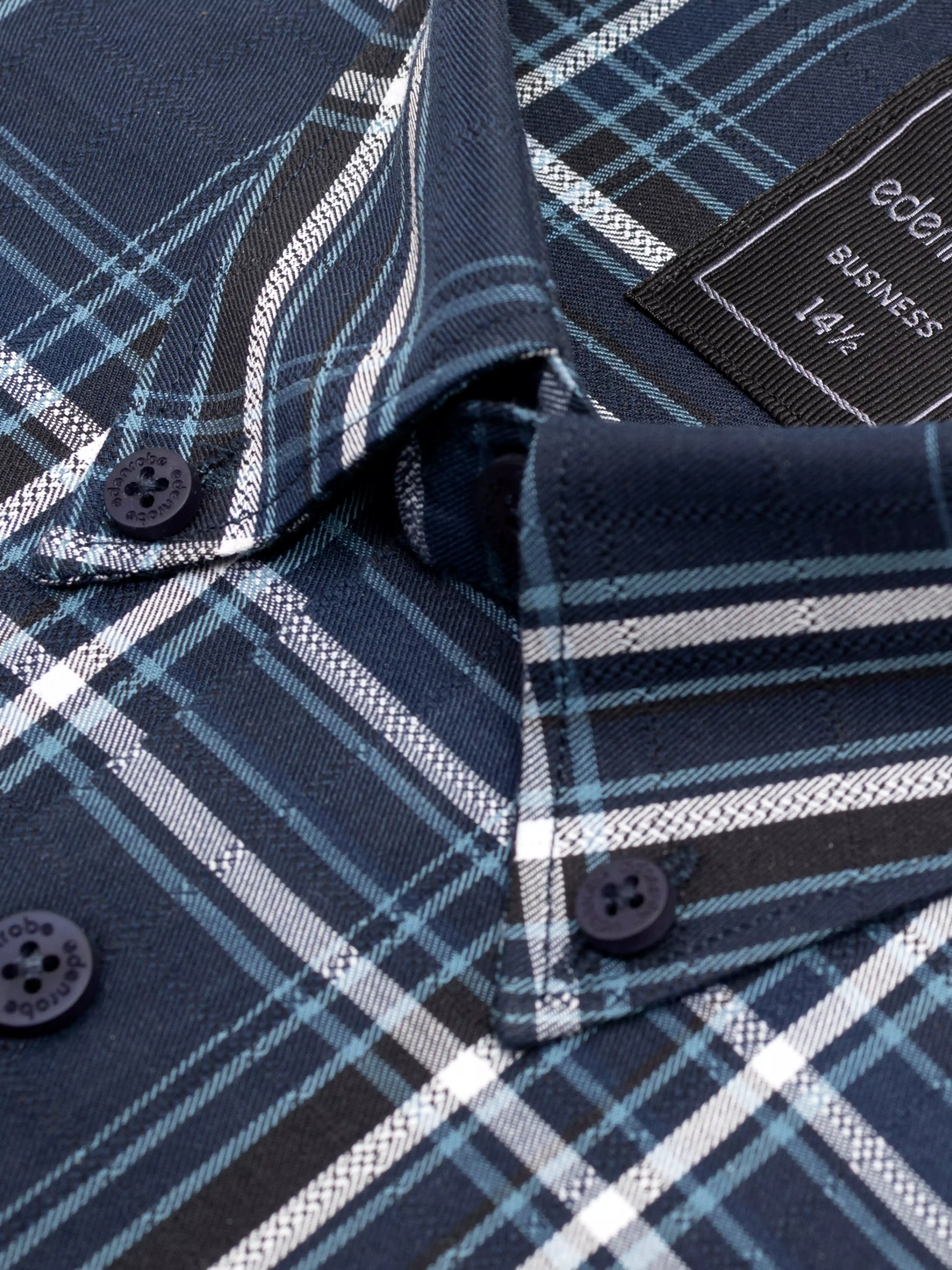 Men's Navy Shirt - EMTSB6-193 - Image 3