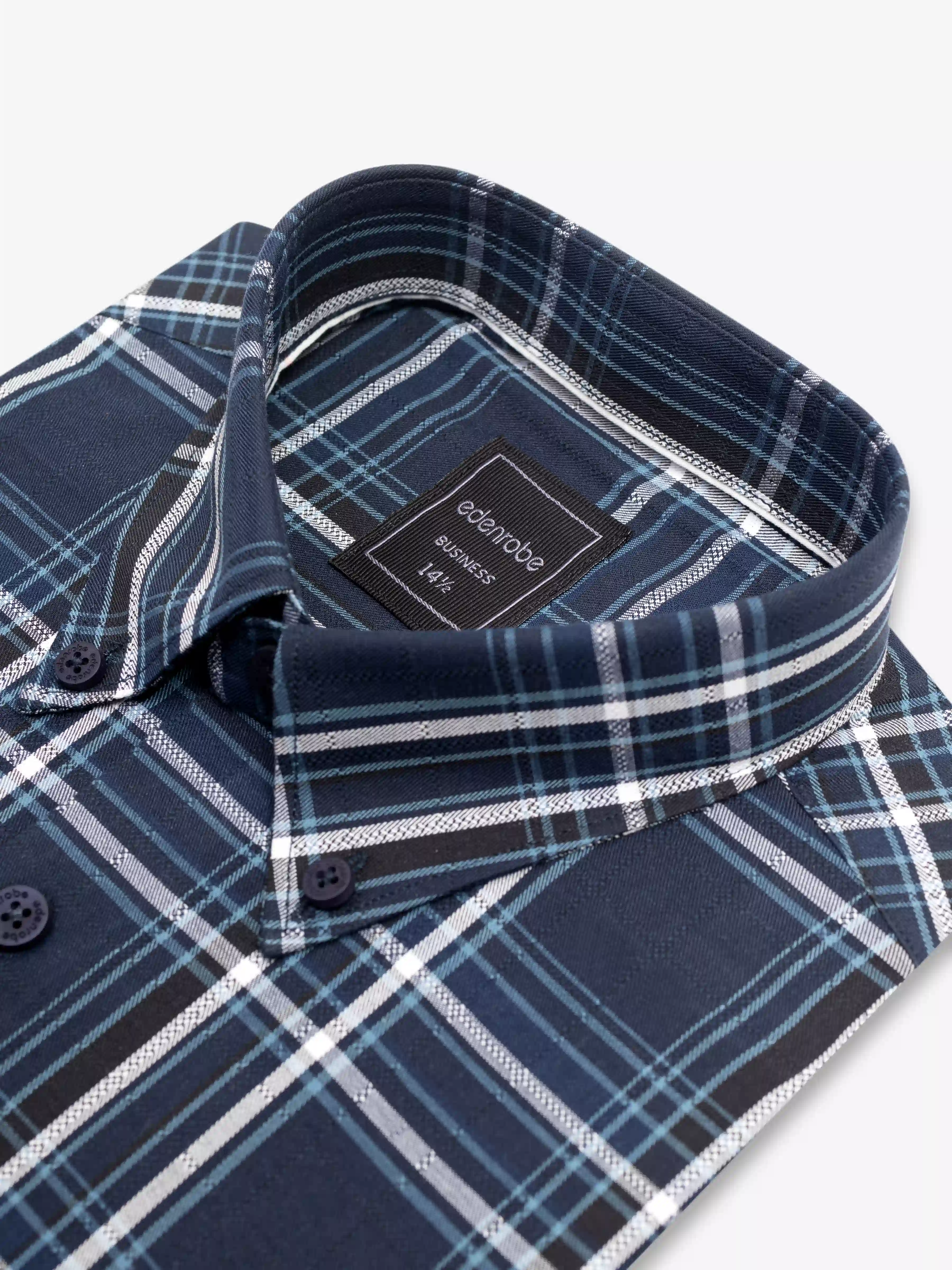 Men's Navy Shirt - EMTSB6-193 - Image 4