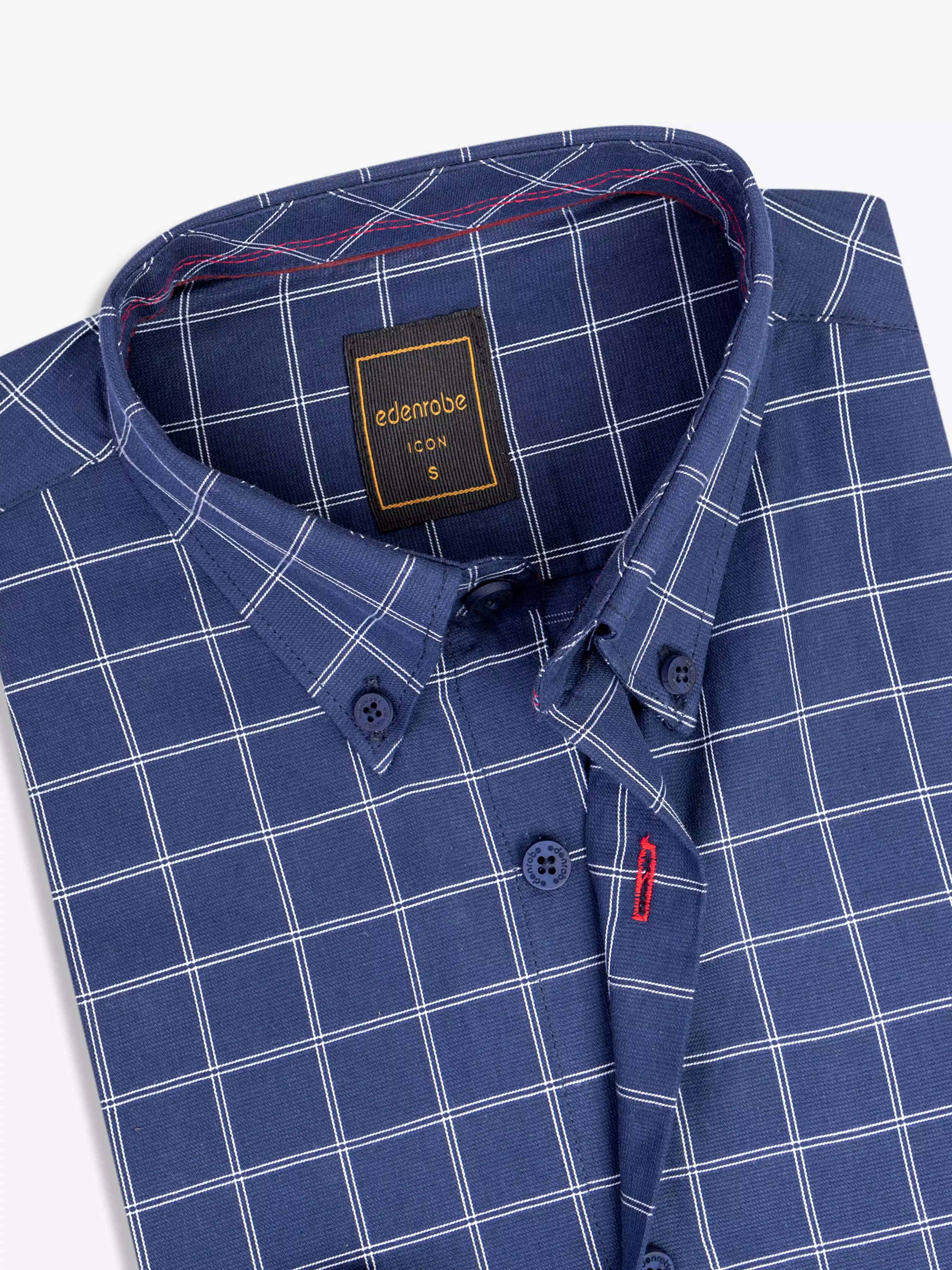 Men's Navy Shirt - EMTSI5-50810 - Image 2