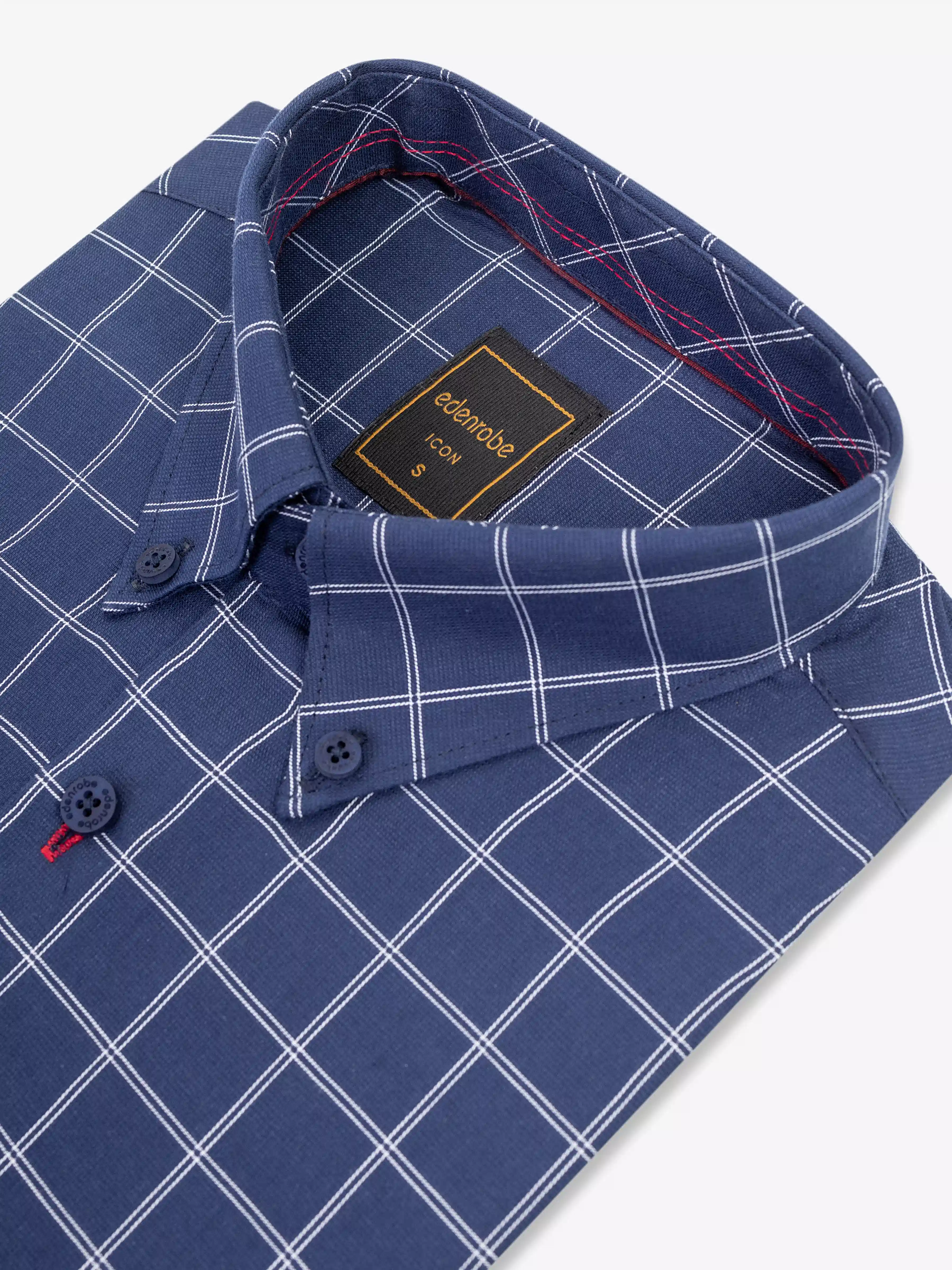Men's Navy Shirt - EMTSI5-50810 - Image 4