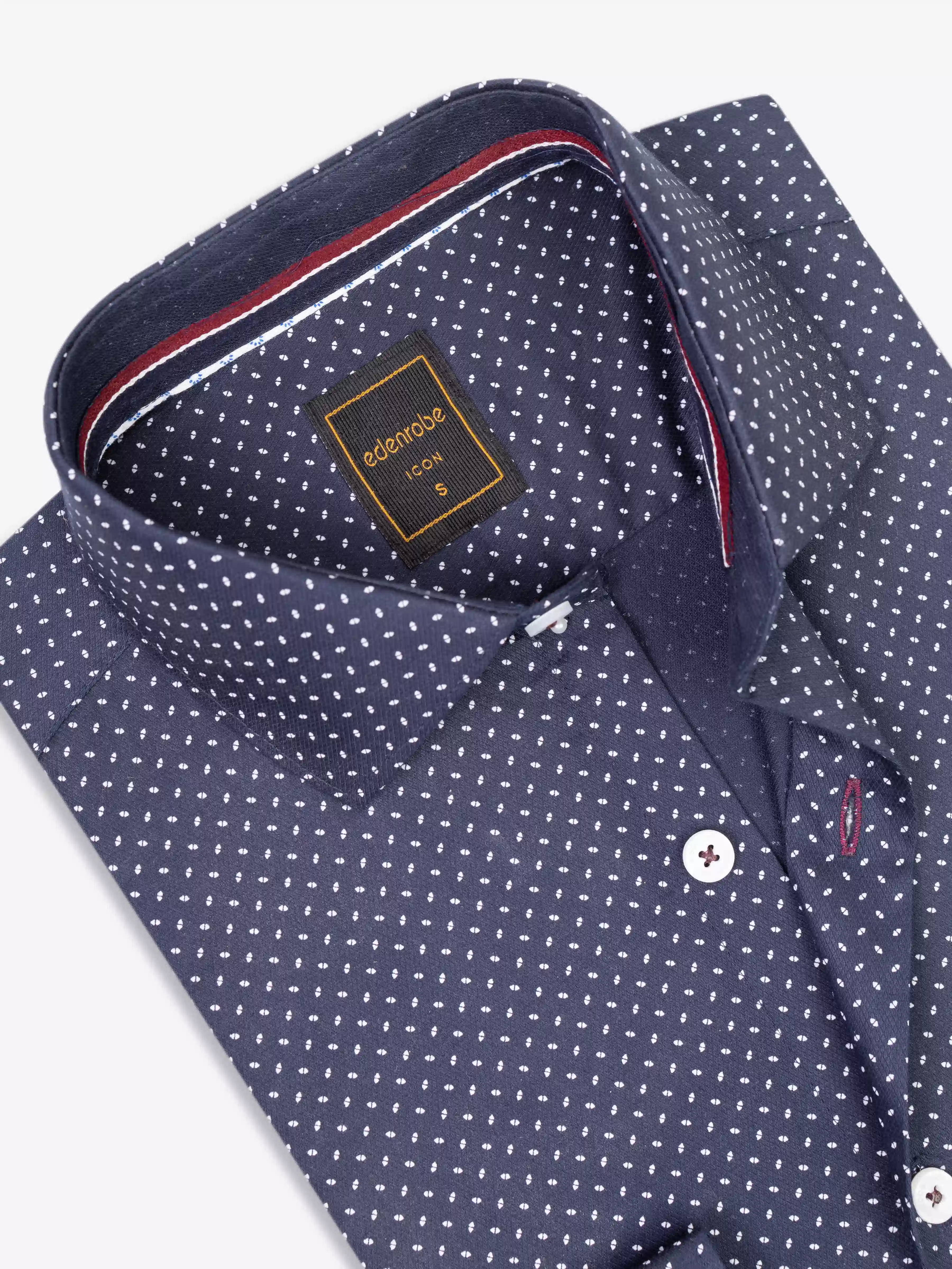 Men's Navy Shirt - EMTSI5-50839 - Image 4