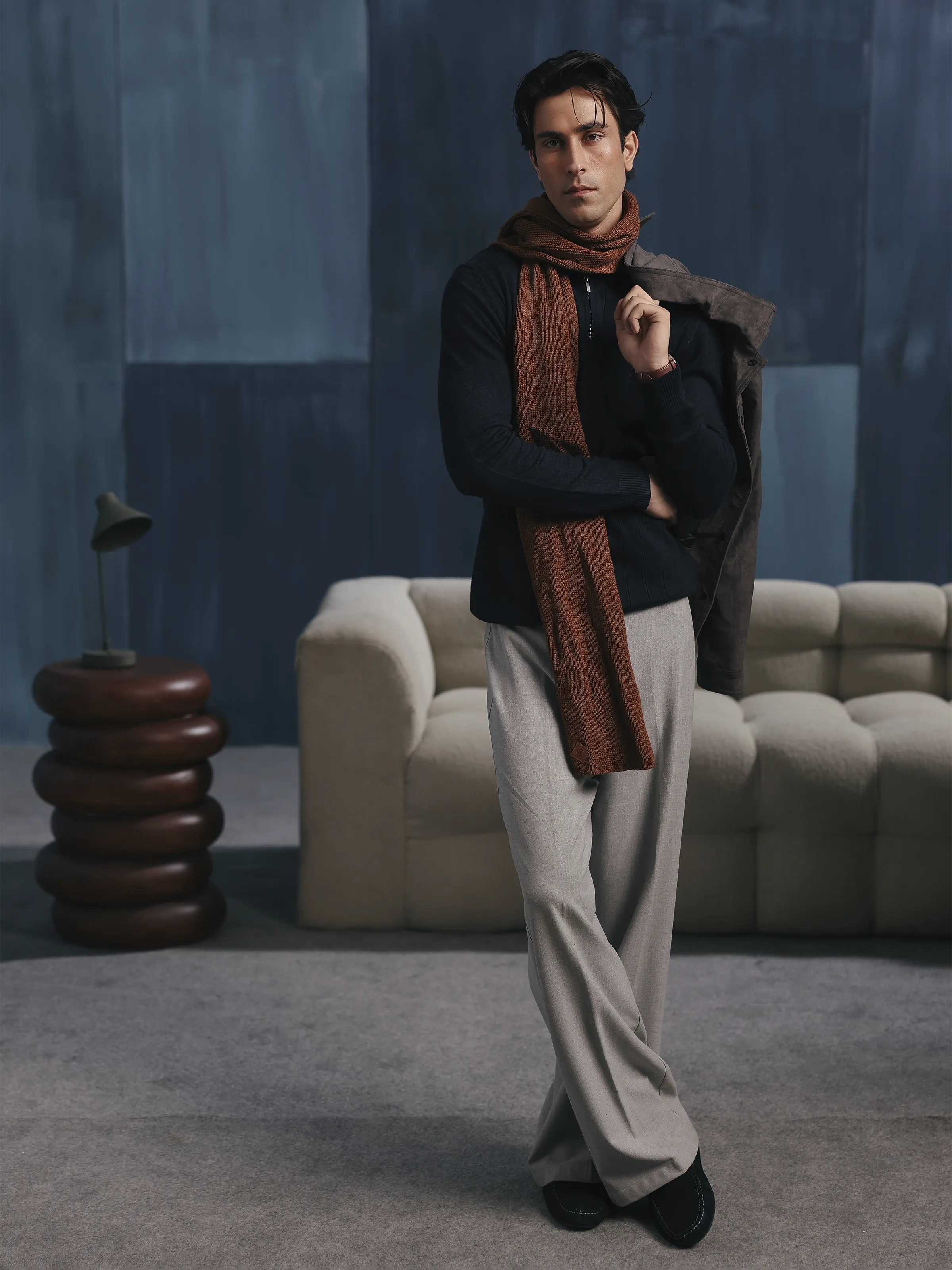 Men's Navy Sweater - EMTSWT5-028 - Image 4
