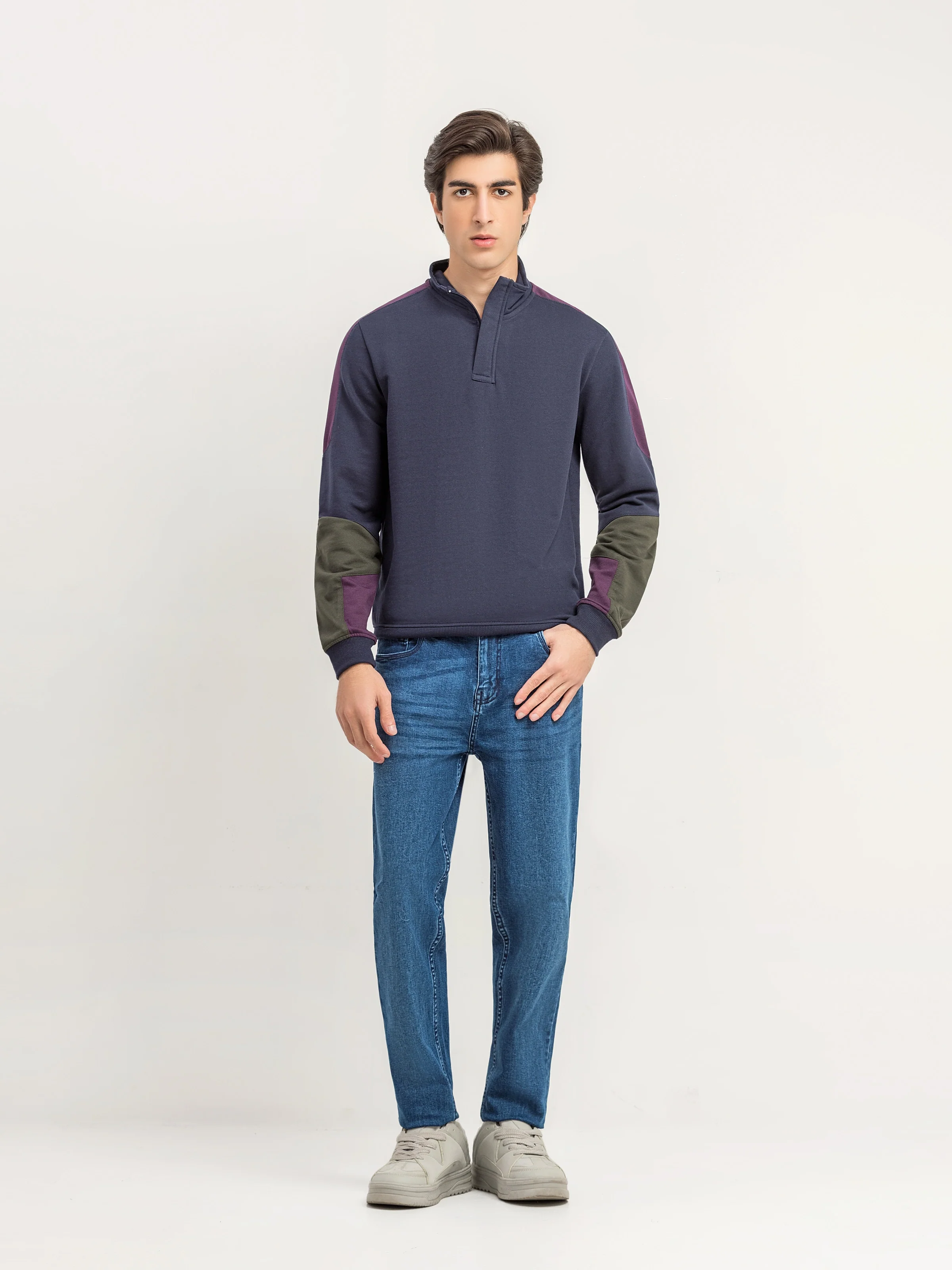 Men's Navy Sweatshirt - EMTSS5-001 - Image 2