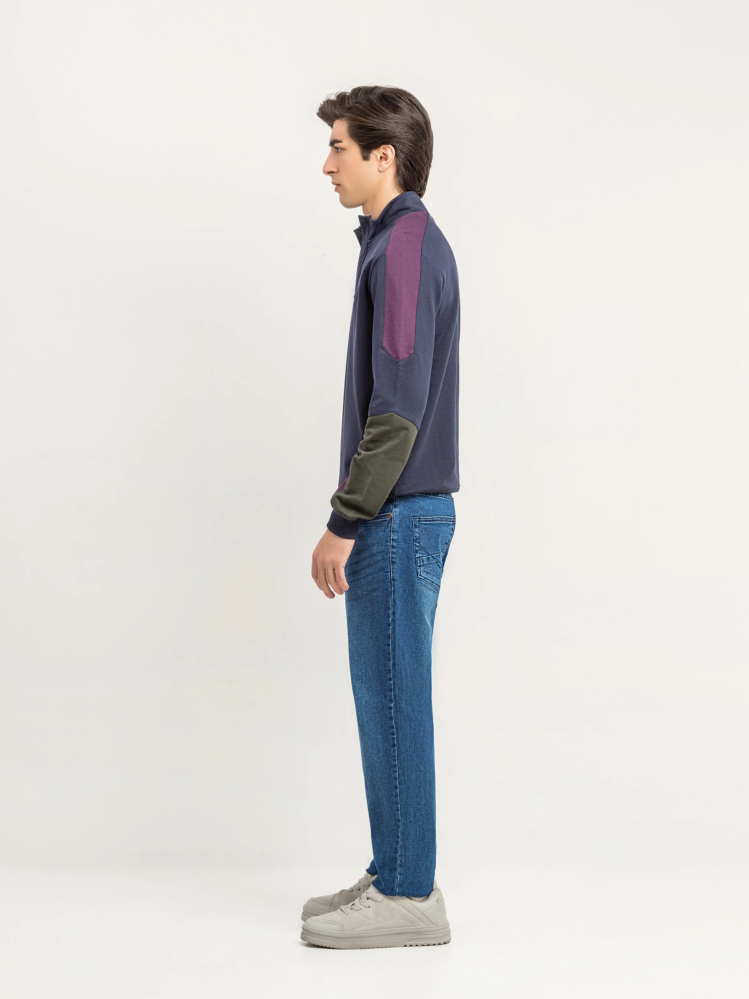 Men's Navy Sweatshirt - EMTSS5-001 - Image 4