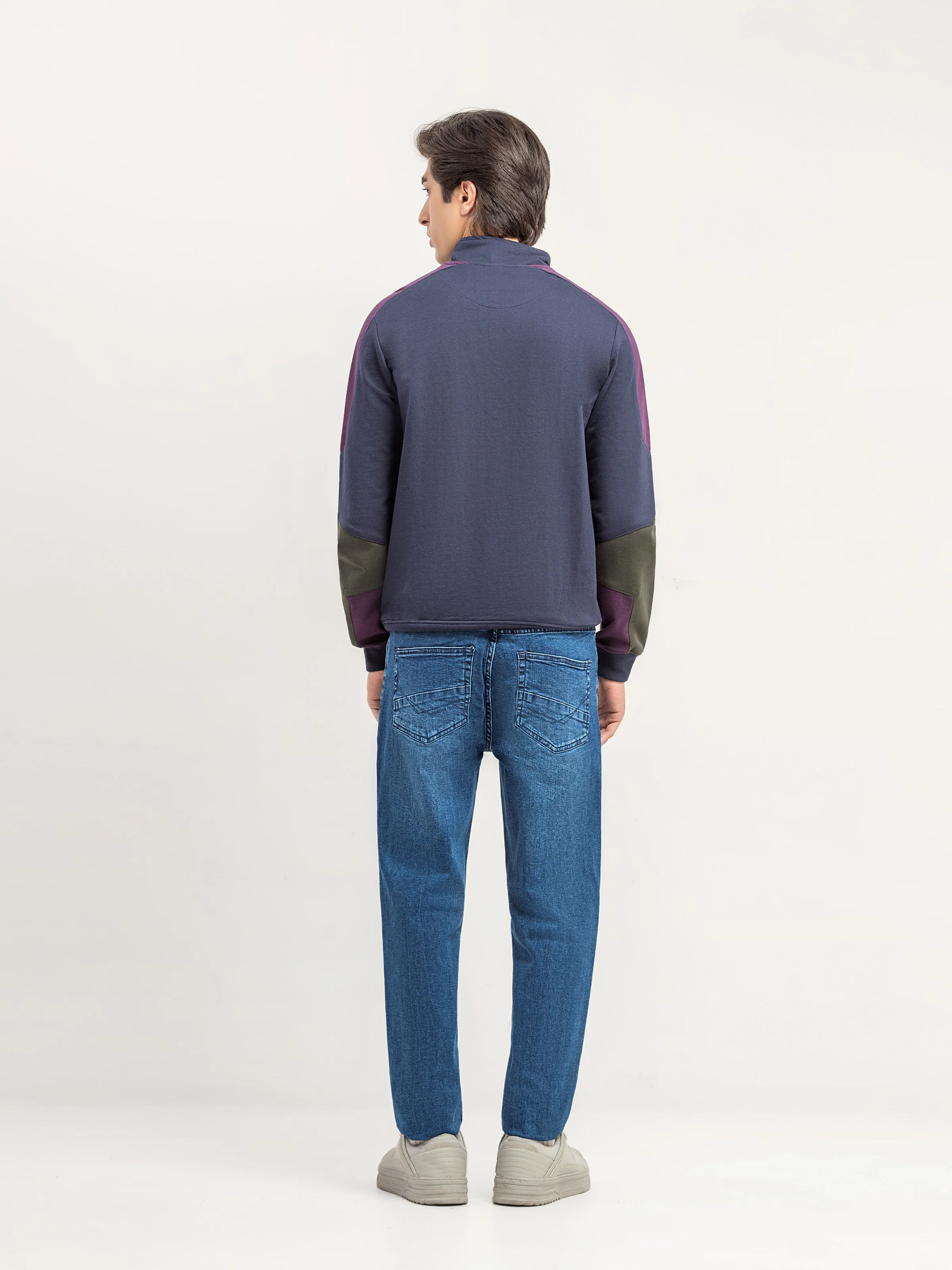 Men's Navy Sweatshirt - EMTSS5-001 - Image 5