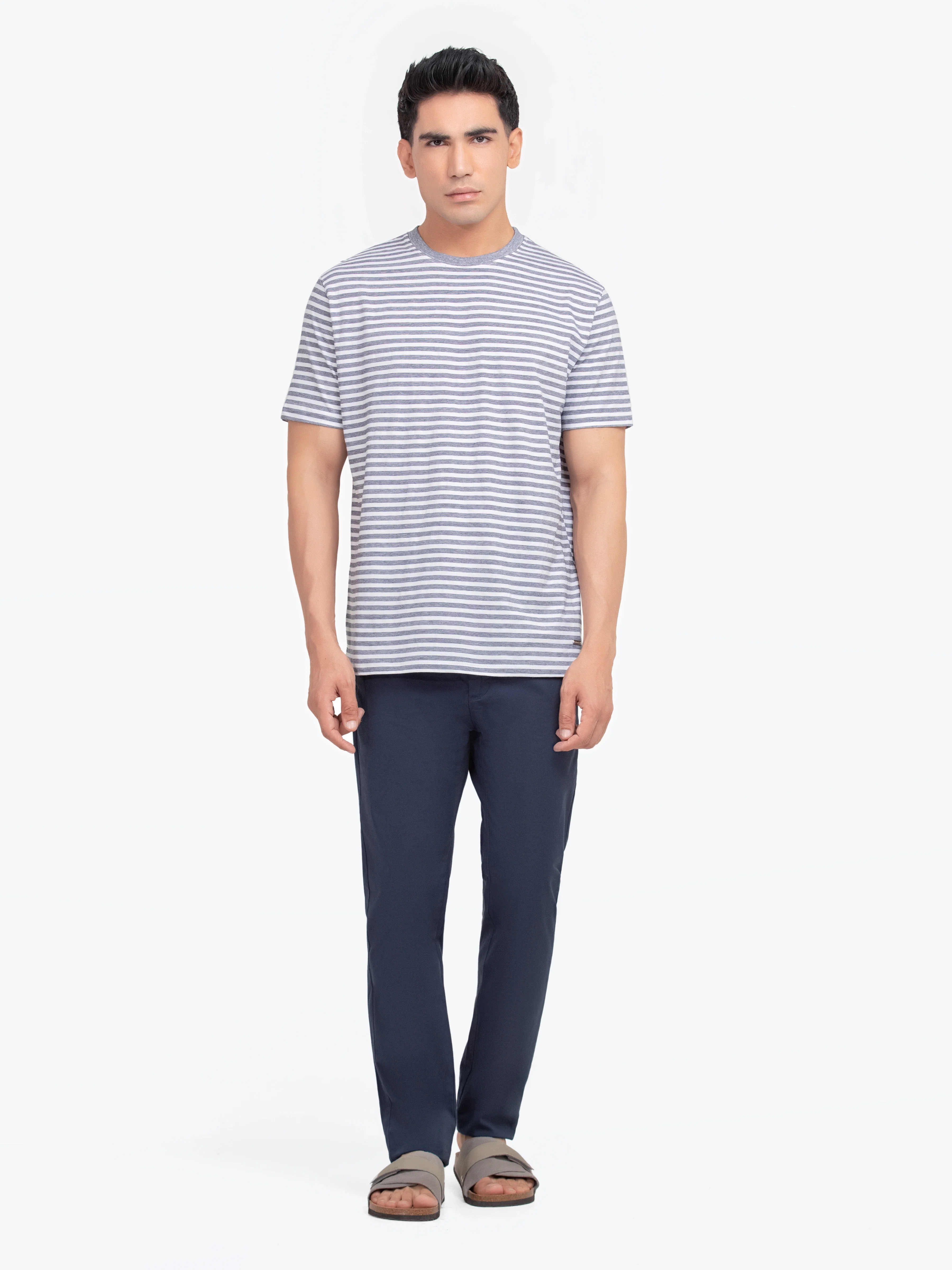 Men's Navy & White Graphic Tee - EMTGT5-030 - Image 2