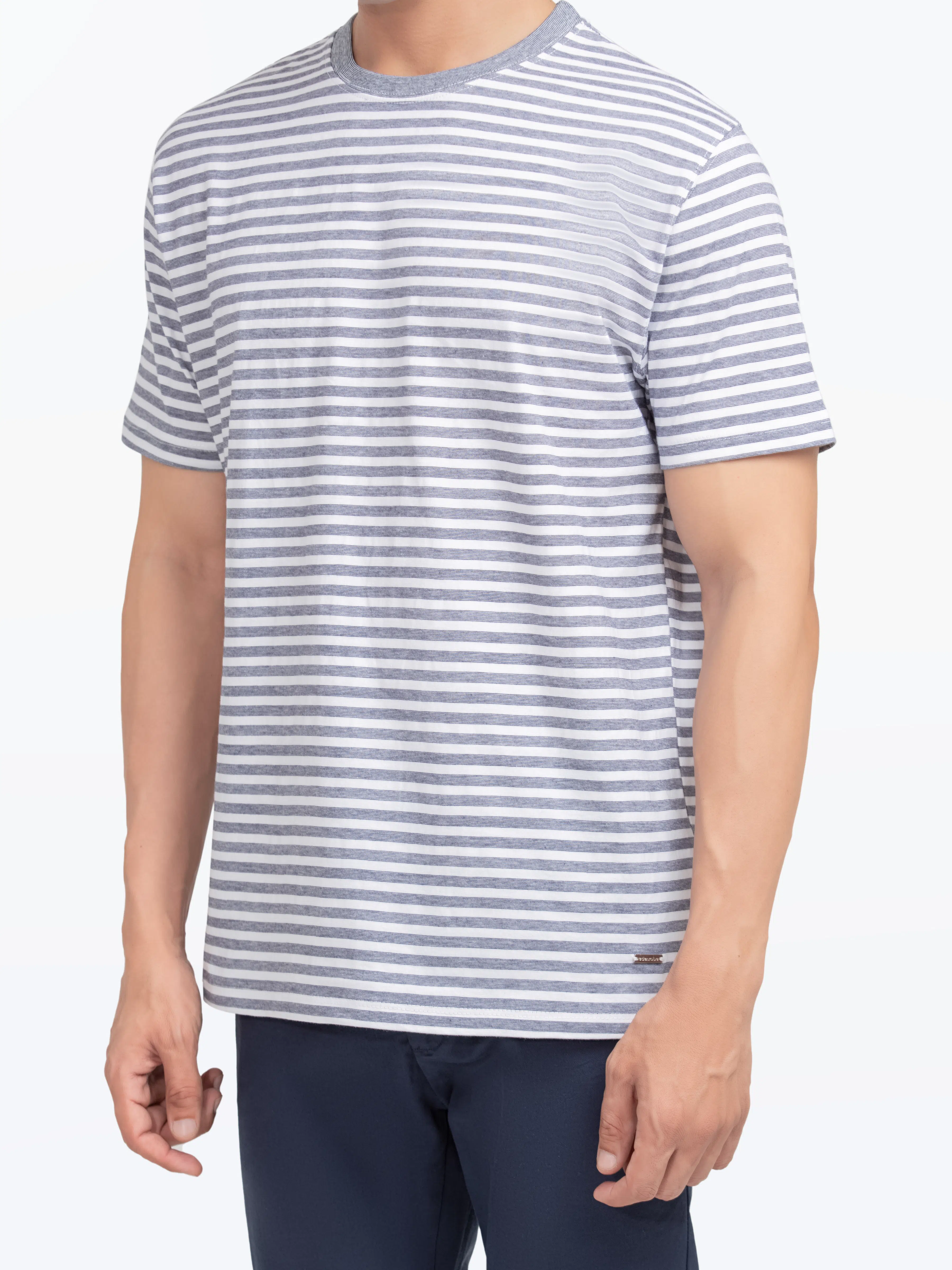 Men's Navy & White Graphic Tee - EMTGT5-030 - Image 3