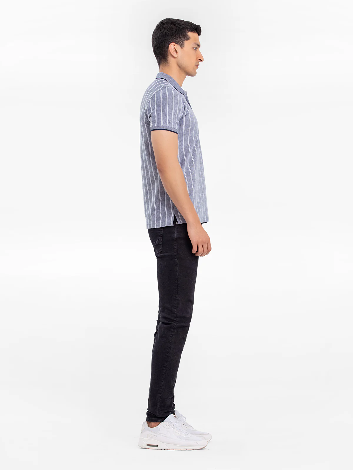 Men's Navy & White Polo Shirt - EMTPS24-017 - Image 3