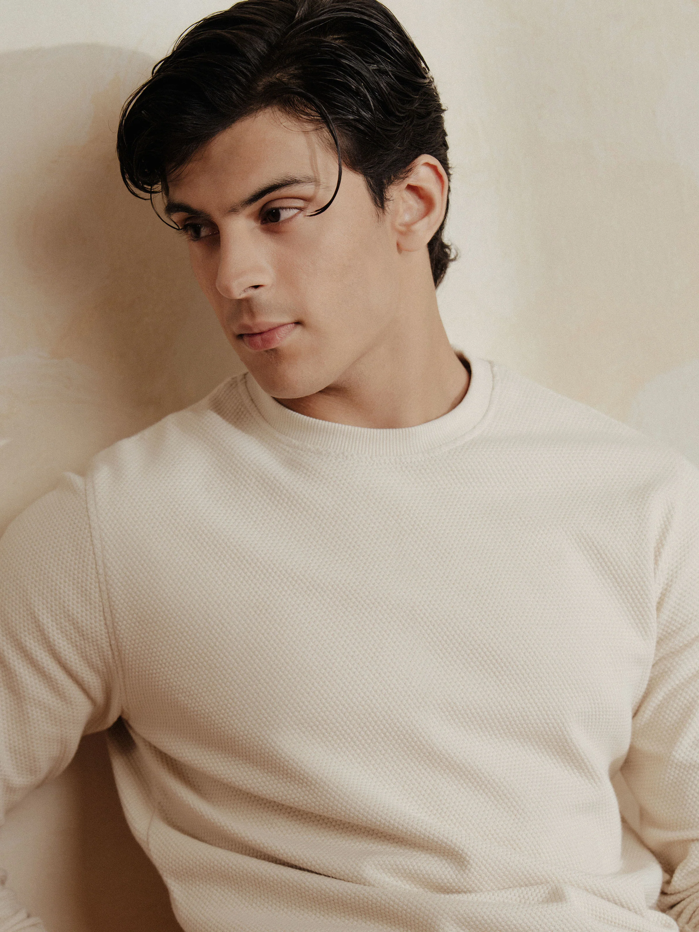 Men's Oatmeal Sweatshirt - EMTSS5-009 - Image 2