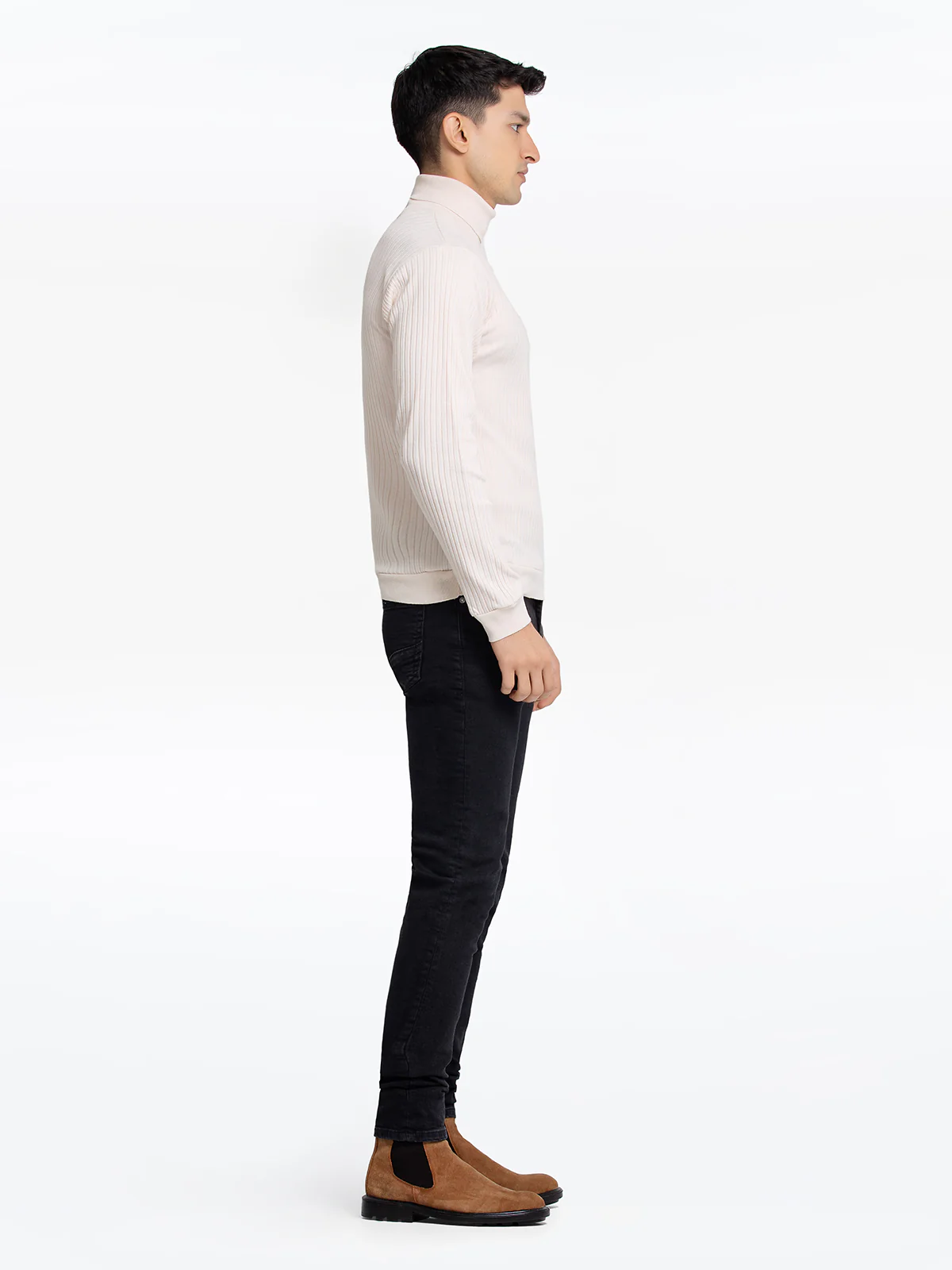 Men's Off White High Neck - EMTTF23-005 - Image 3