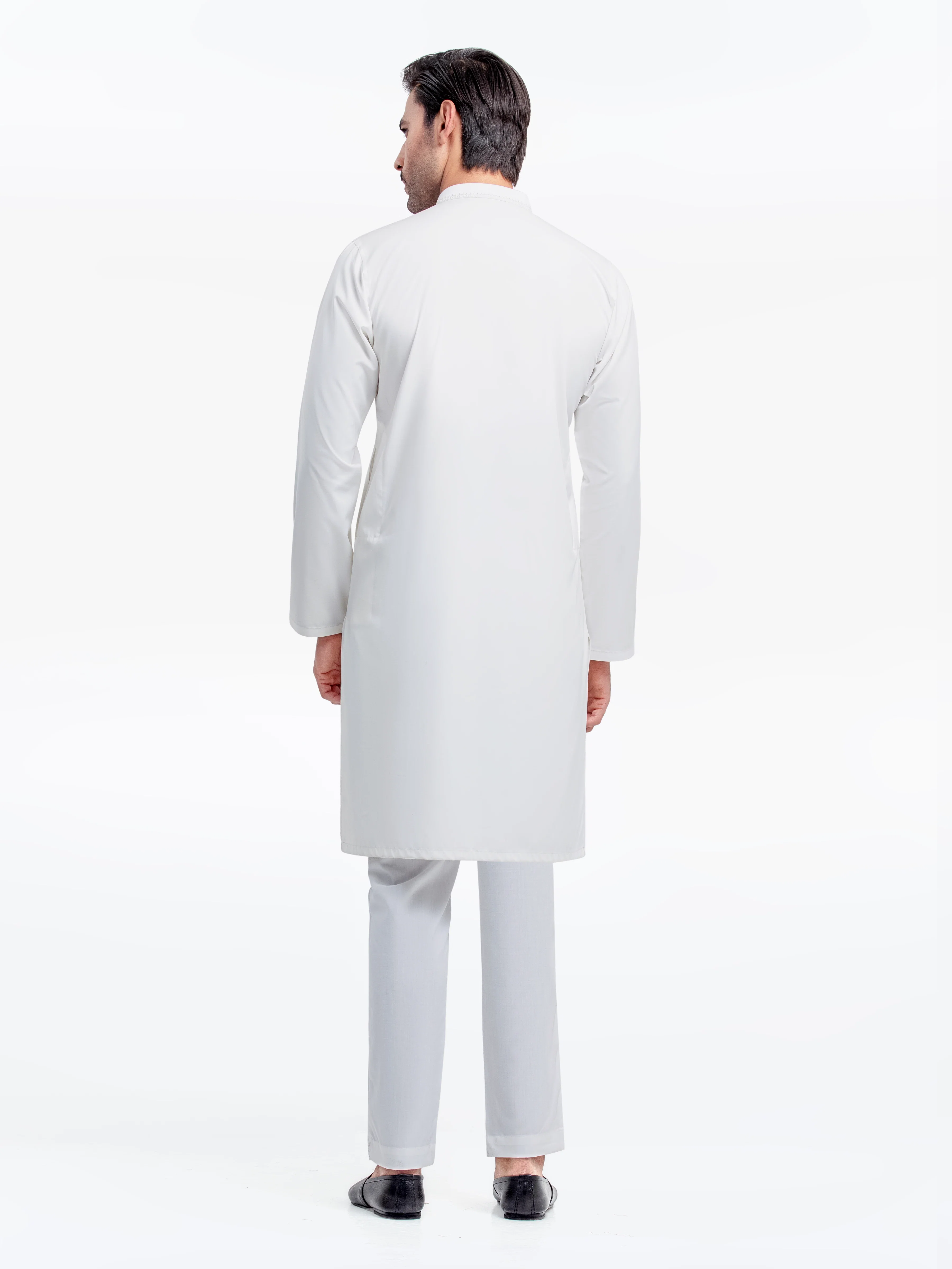 Men's Off White Kurta Pajama - EMTKPT25-052 - Image 5