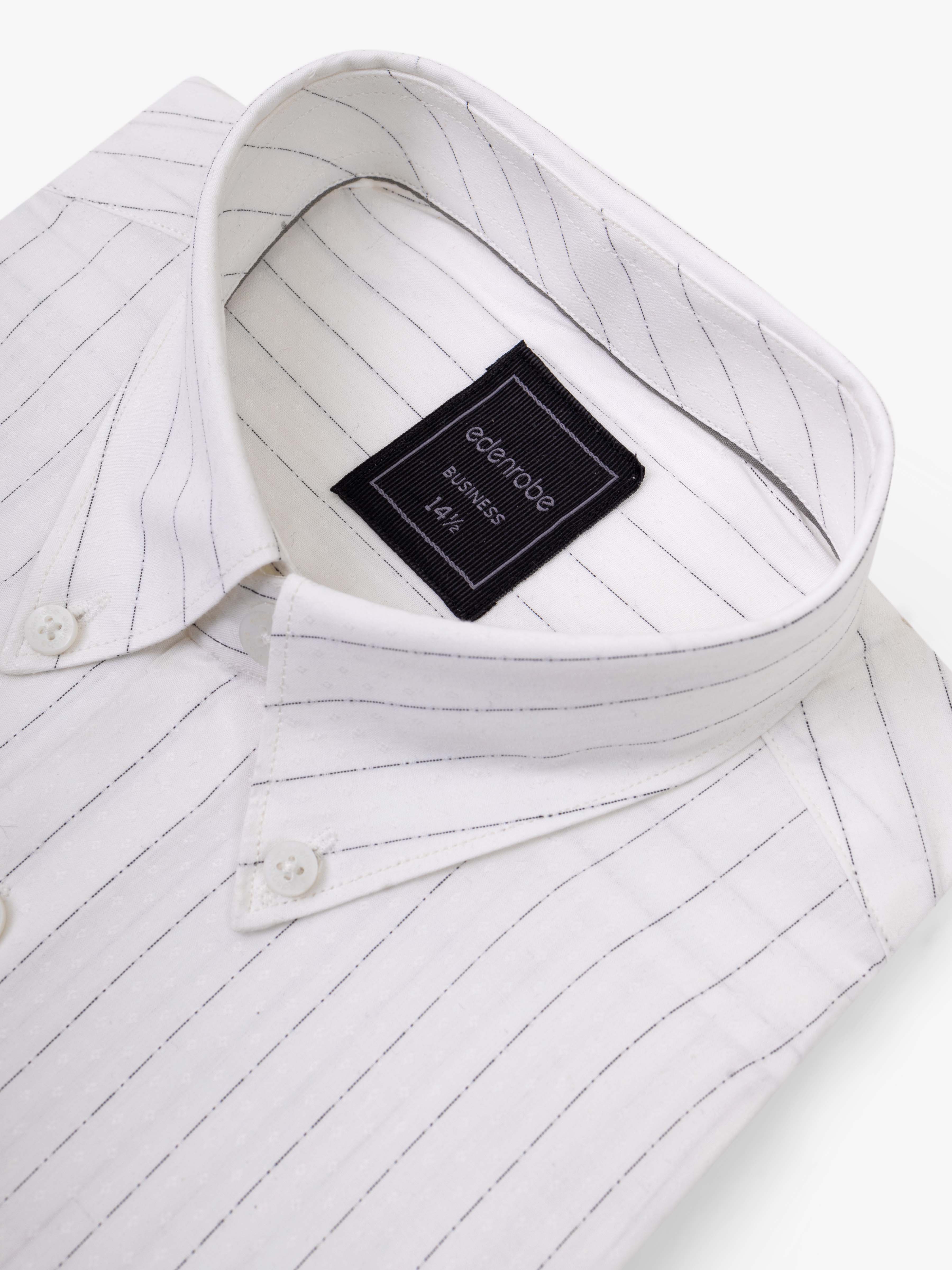 Men's Off White Shirt - EMTSB5-171 - Image 3