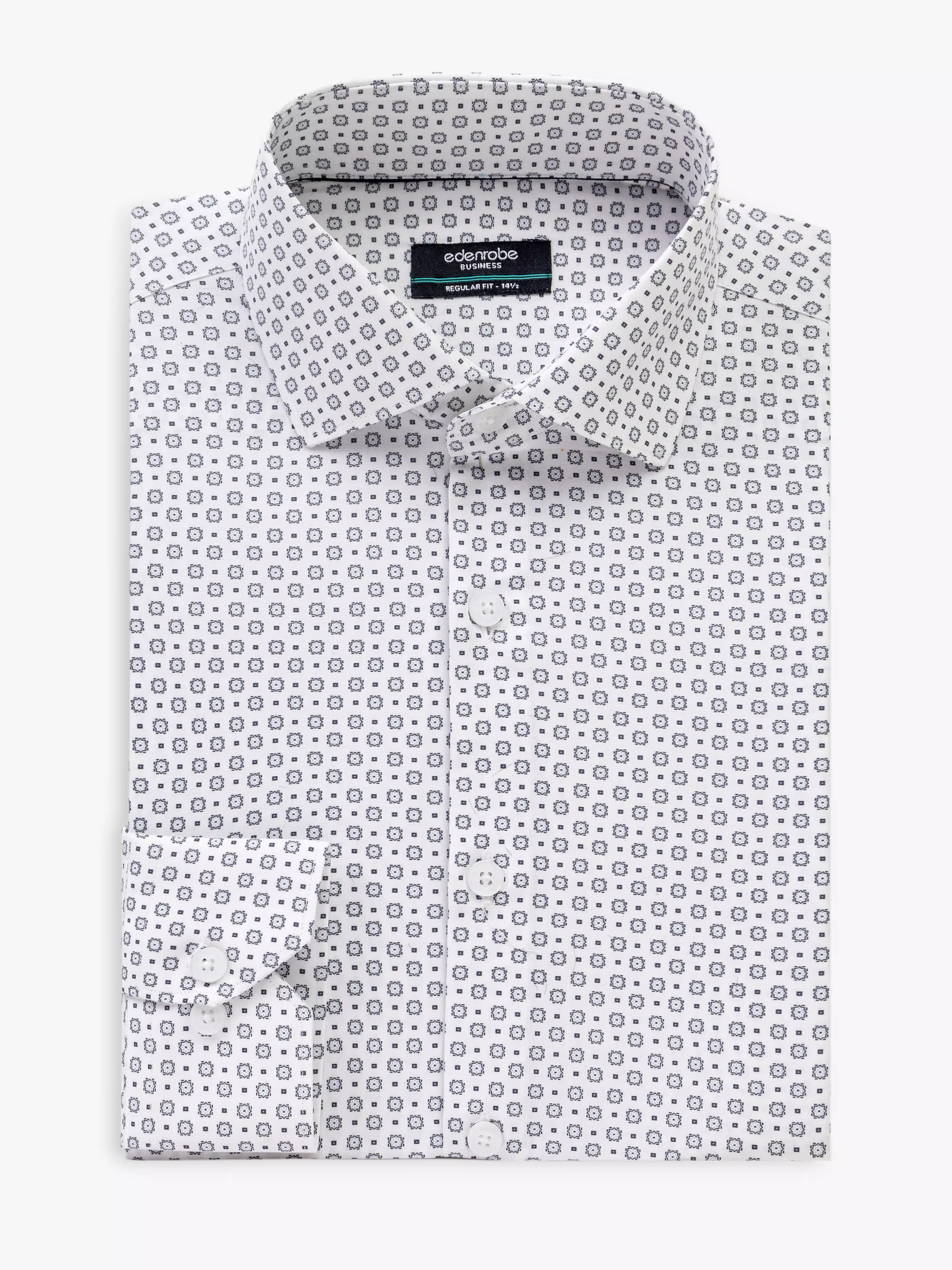Men's Off White Shirt - EMTSB5-183
