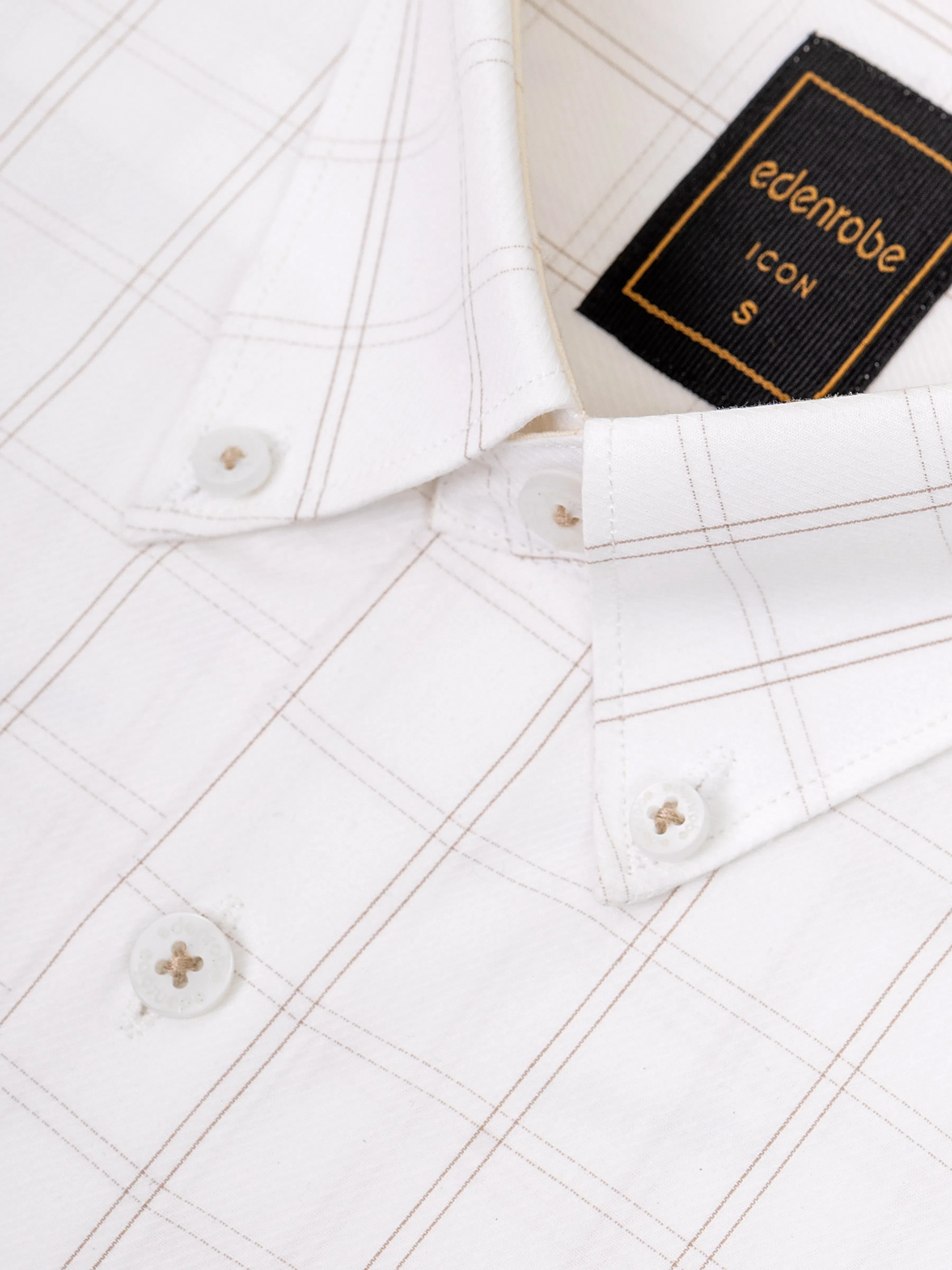 Men's Off White Shirt - EMTSI5-50807 - Image 2