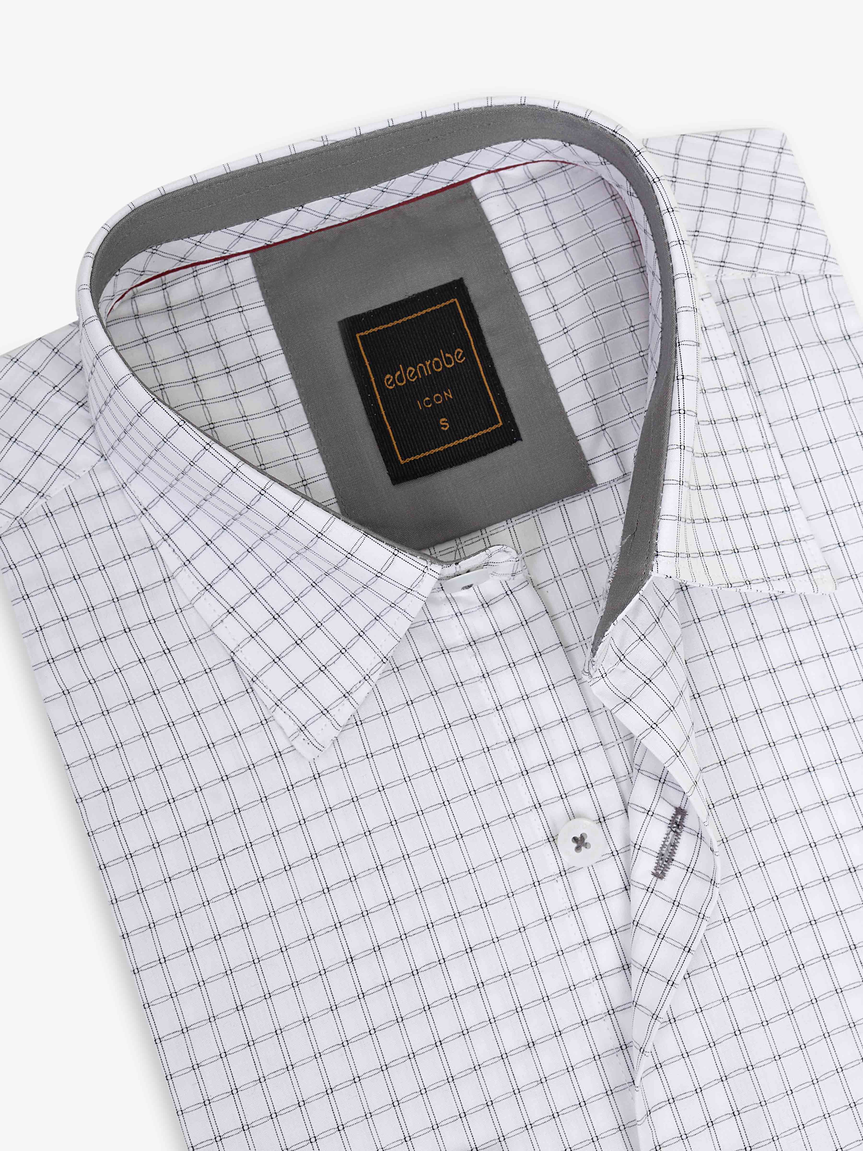 Men's Off White Shirt - EMTSI5-50829 - Image 2