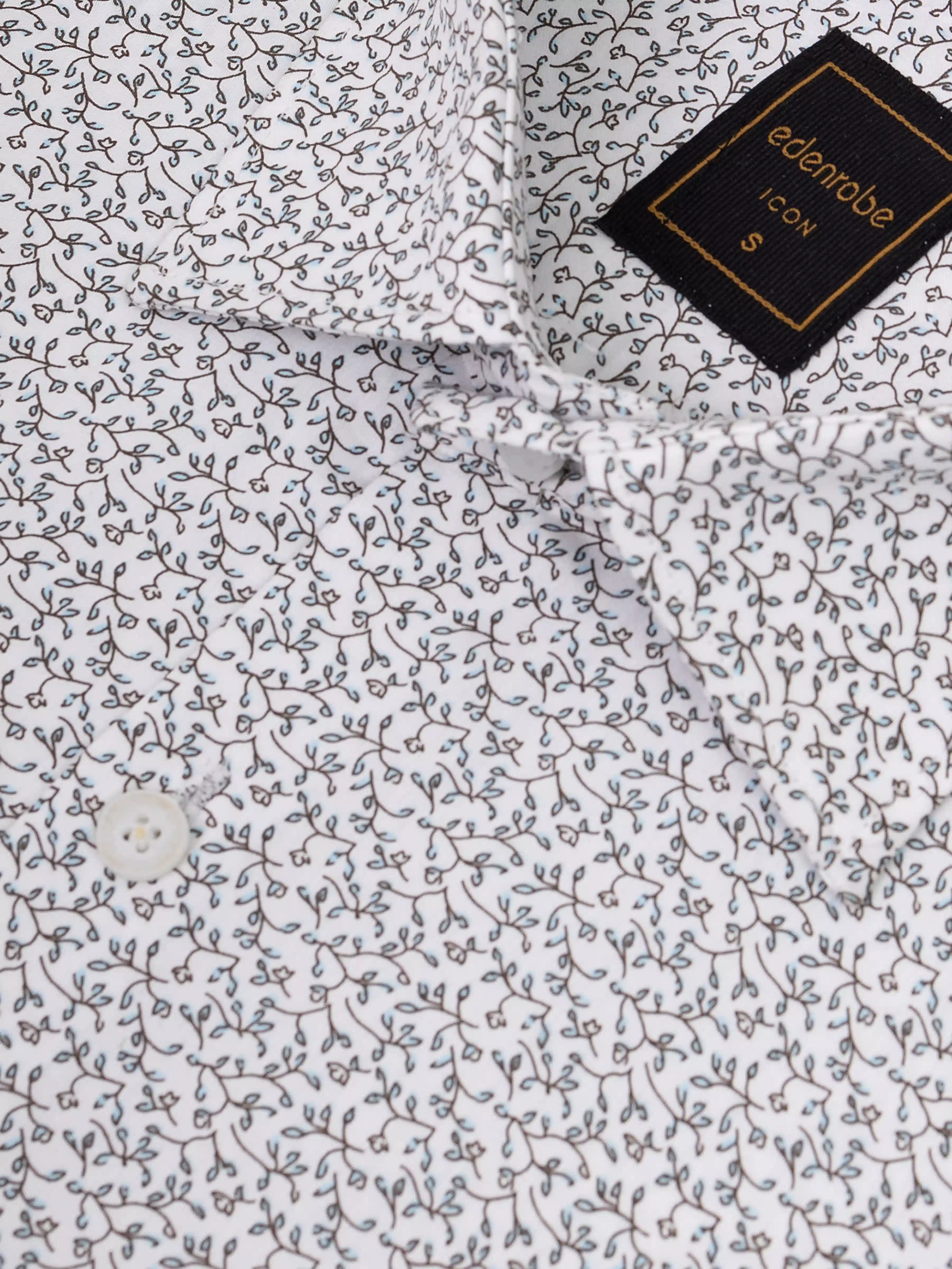 Men's Off White Shirt - EMTSI5-50841 - Image 2
