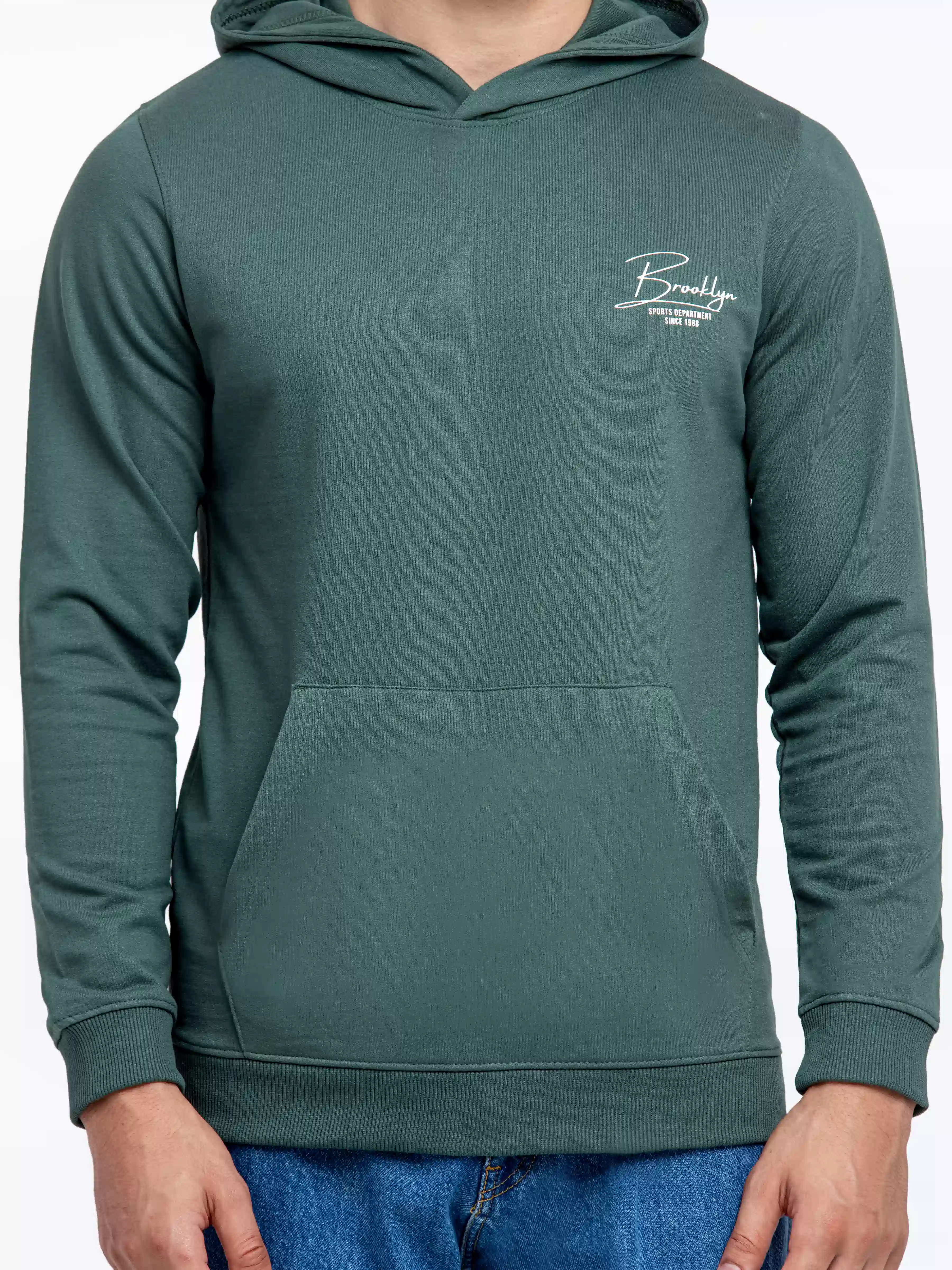 Men's Olive Hoodie - EMTH24-001 - Image 3