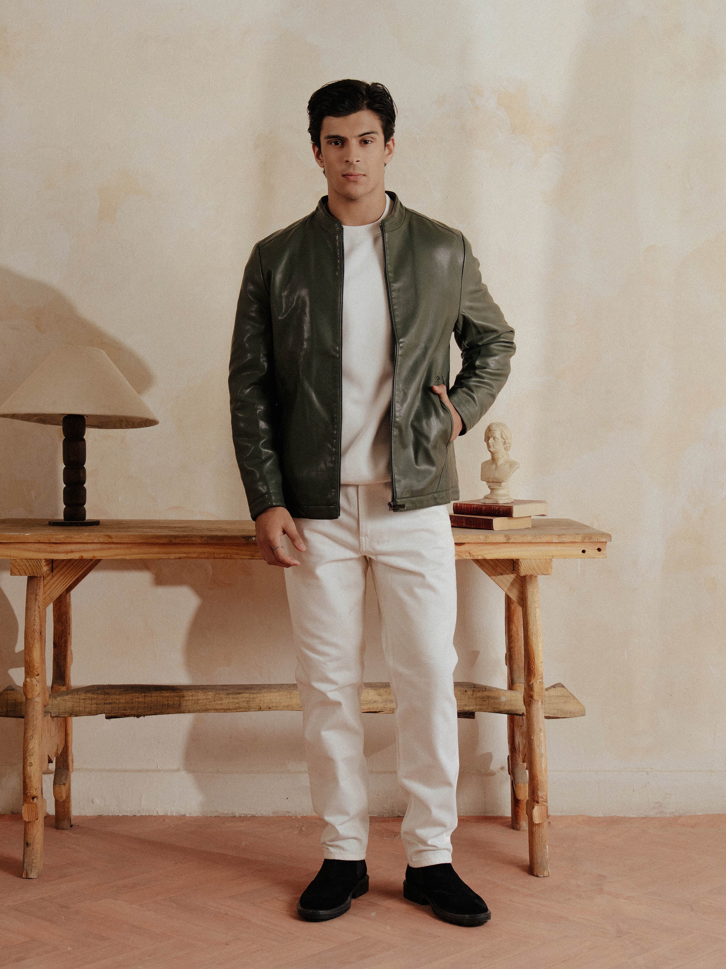 Men's Olive Jacket - EMTJ24-020 - Image 2